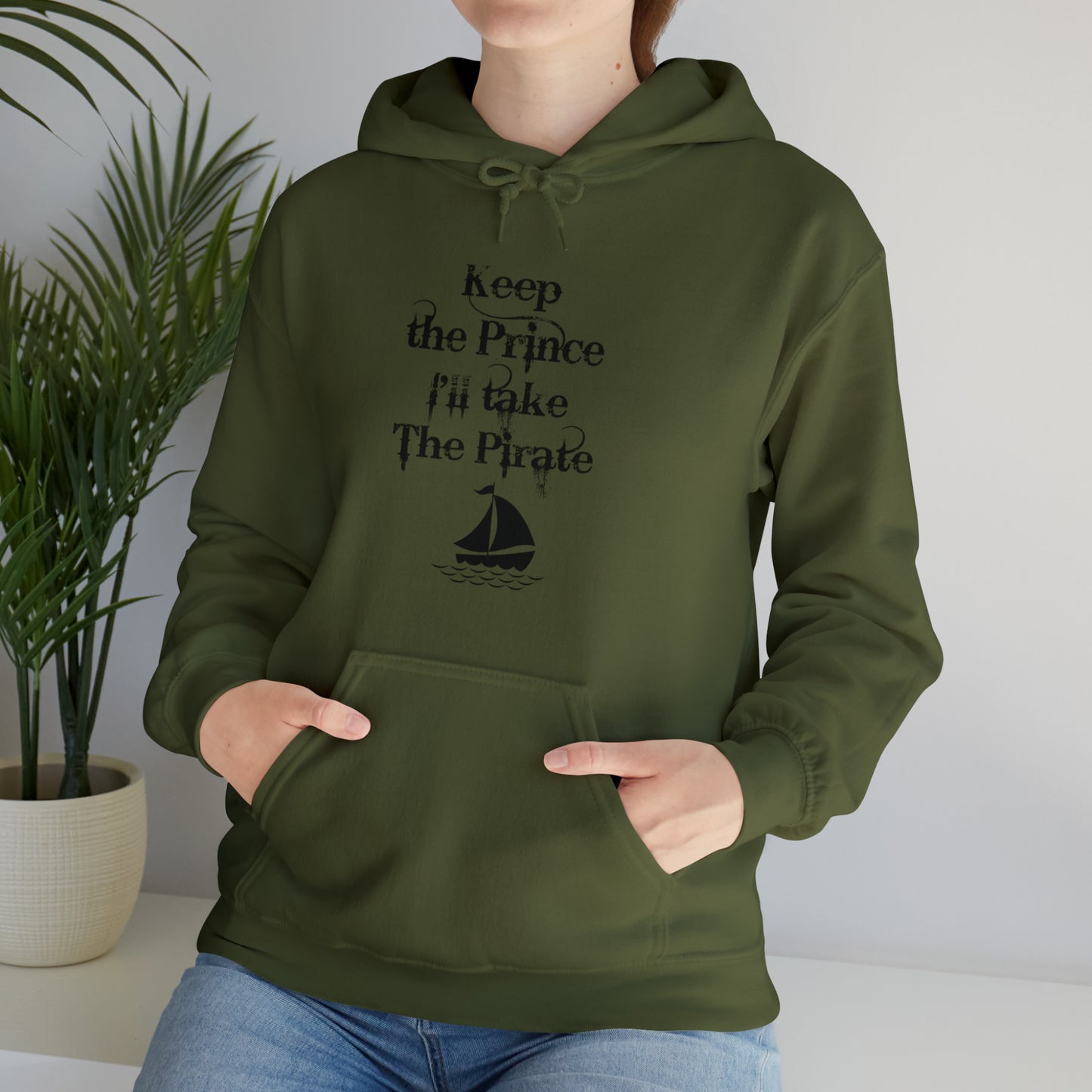 Keep the prince I'll take the pirate Hoodie, Once upon a time shirt,Birthday gift for her Hoodie, gift for him,Galantine gift for her,unisex