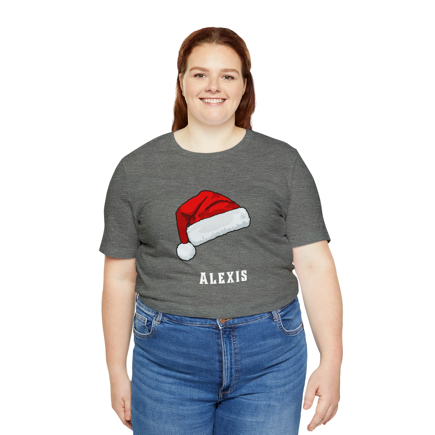 Matching Family Christmas Shirts, Santa claus Hat family tshirts Family Christmas Shirt, Matching Xmas Tees Custom Christmas T shirt photos