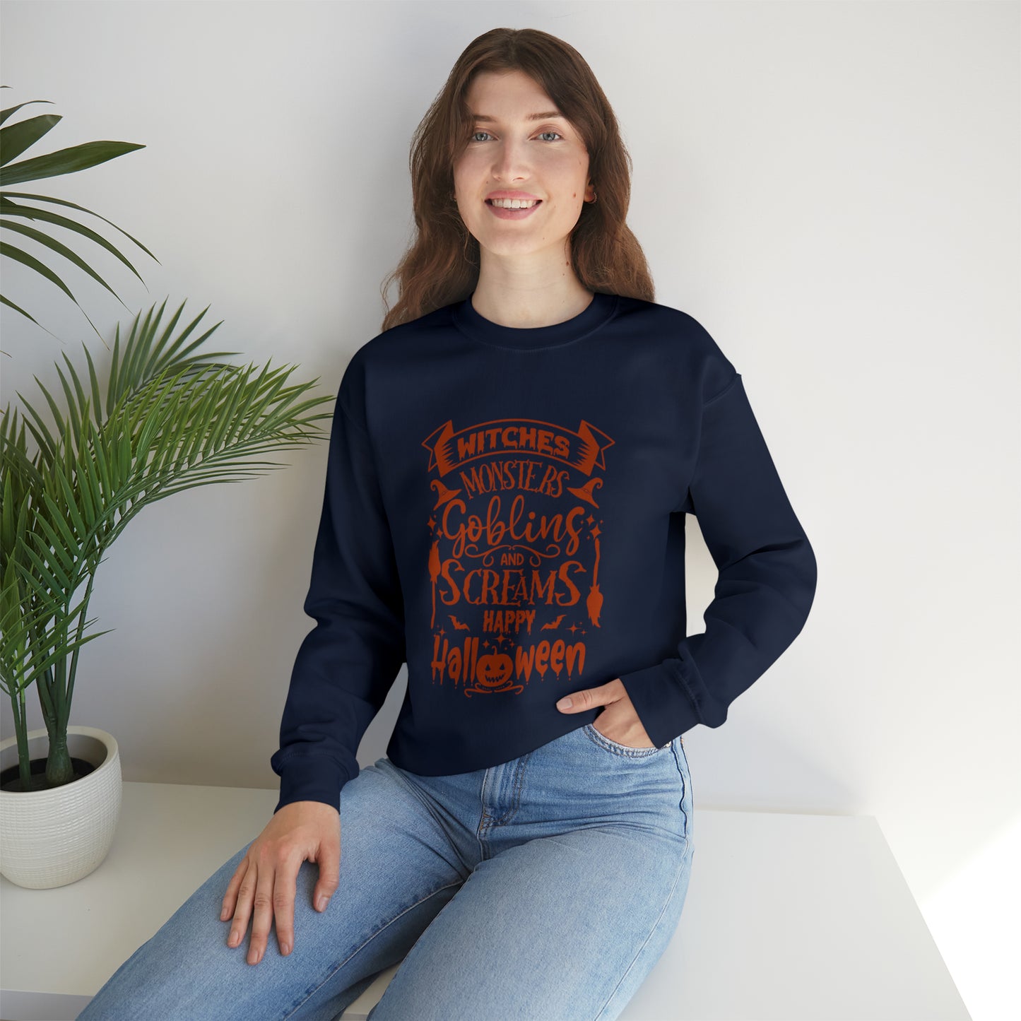 Witches Monsters Halloween Sweatshirt Ghostface Shirt Funny Halloween Horror Shirt Halloween Women's Sweatshirt Funny Halloween Tee Unisex