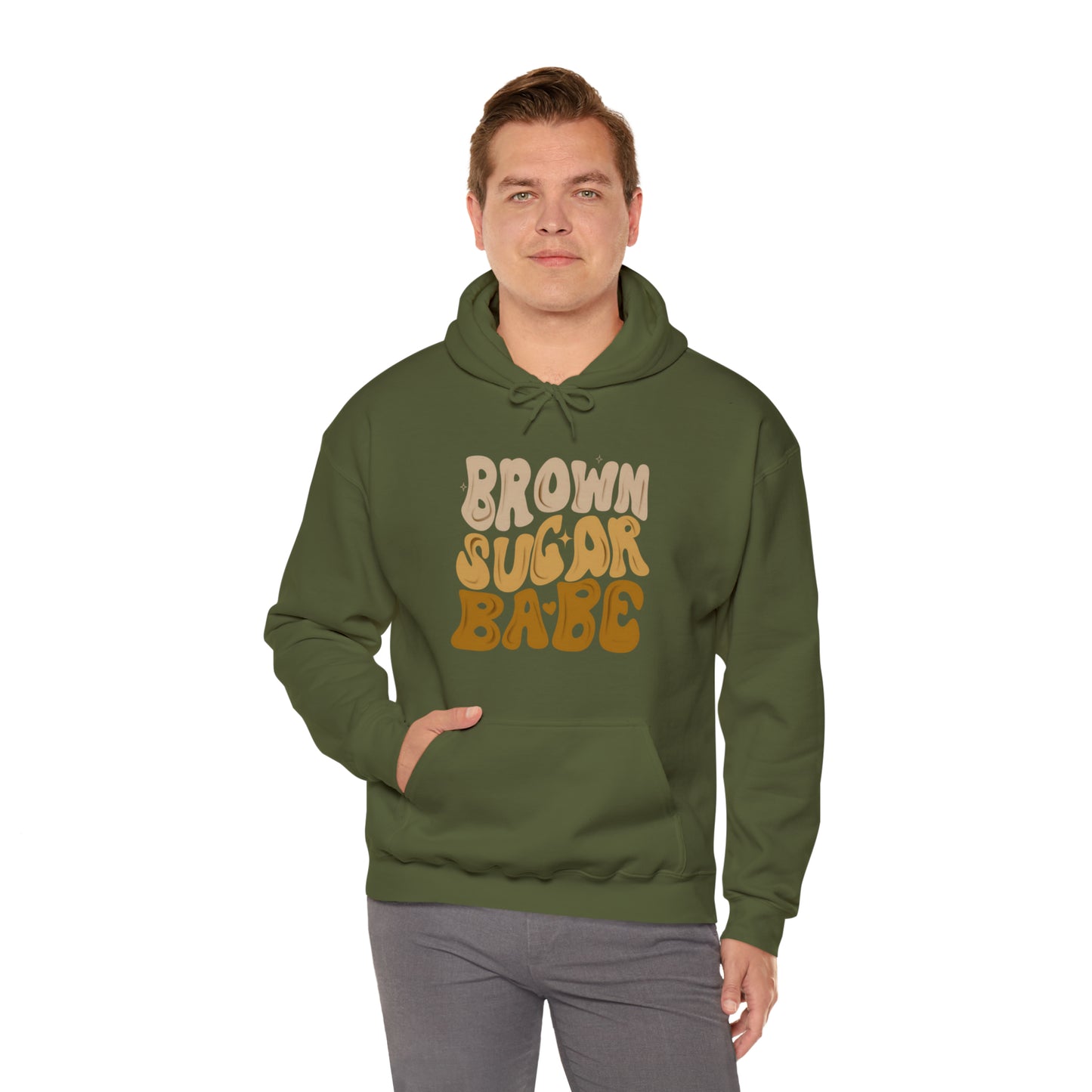 Brown sugar babe hoodie, gift for her, best friend gift, birthday vacation, Unisex Heavy Blend Hooded Sweatshirt