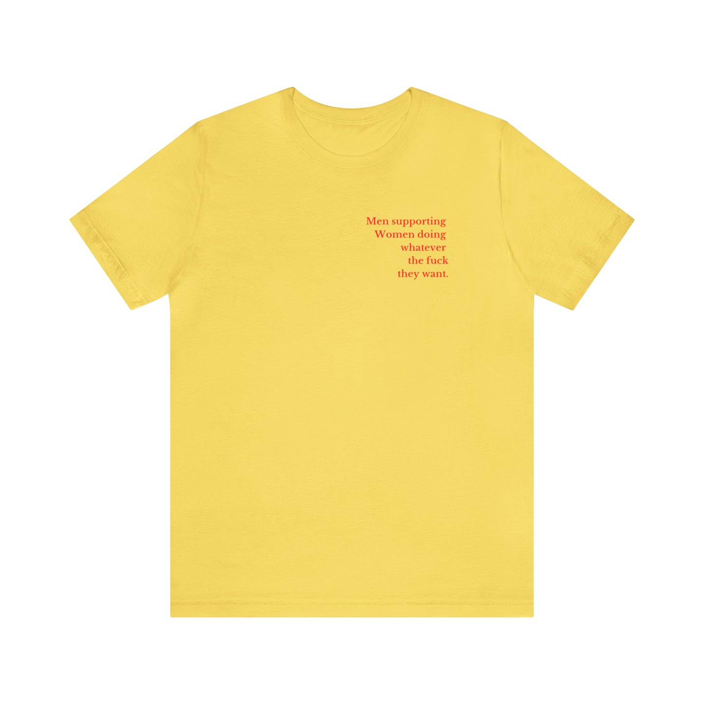 Men supporting women shirt gift for him Christmas gift Party