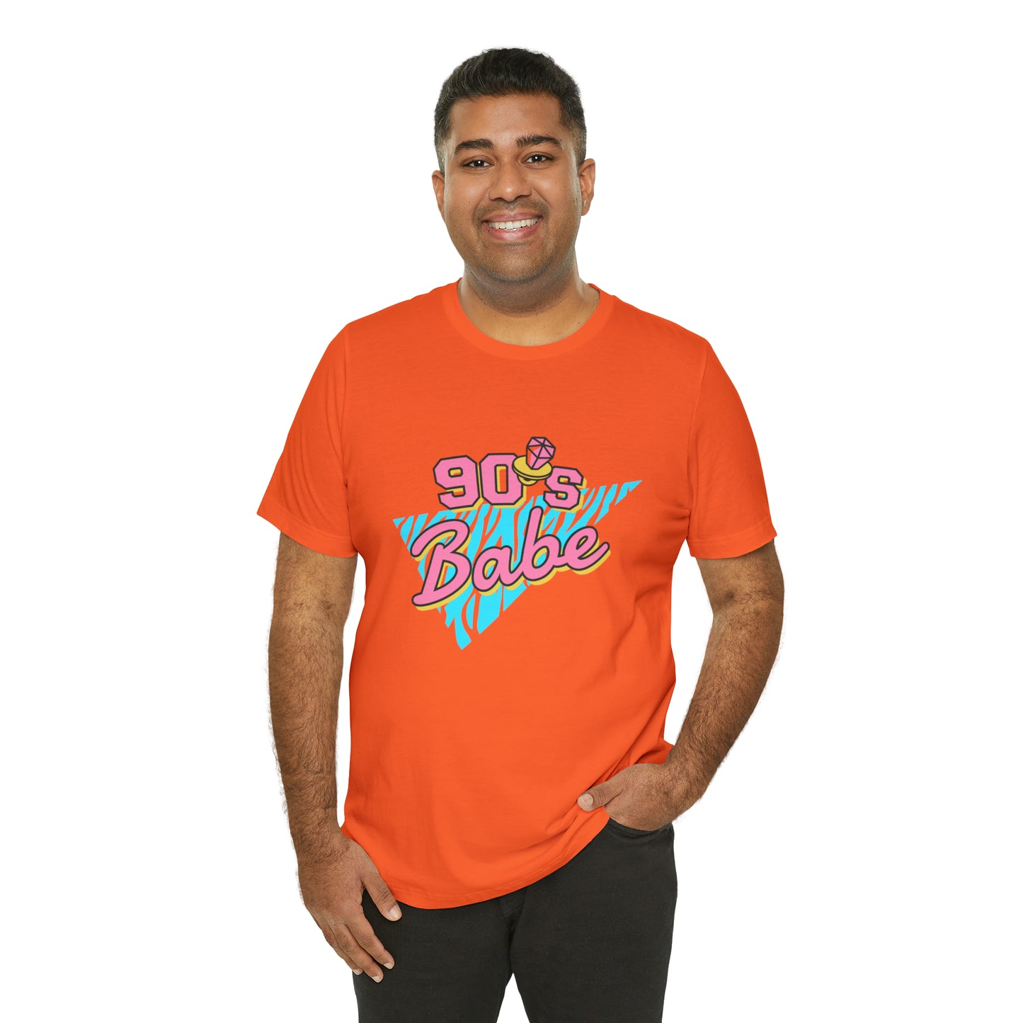 90's Babe shirt, gift for her, Christmas shirt, galantine gift best friend trip, Unisex Jersey Short Sleeve Tee