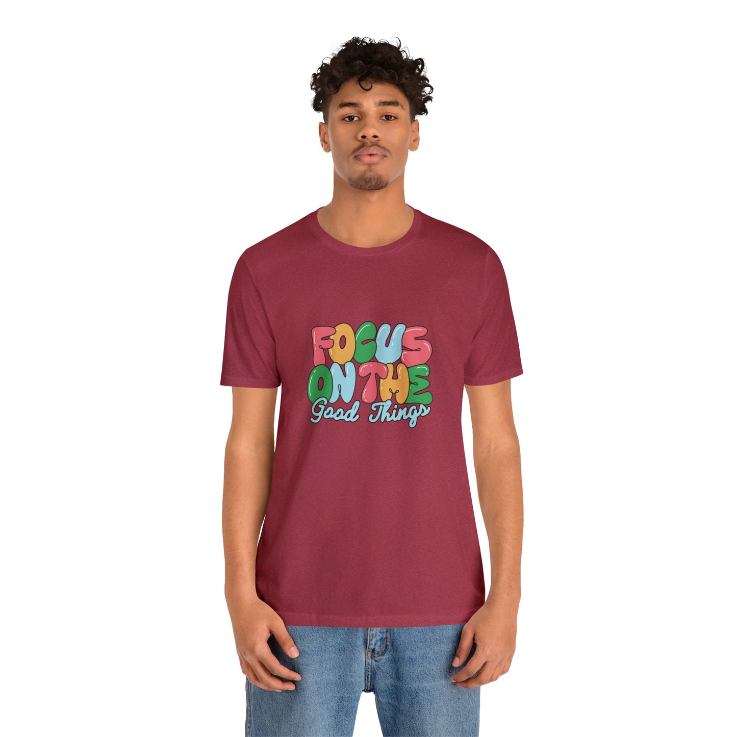 Focus on the good things shirt positive vibes shirt good vibes tee yogawear zen clothes bohemian top Women's Christmas gift for her for him