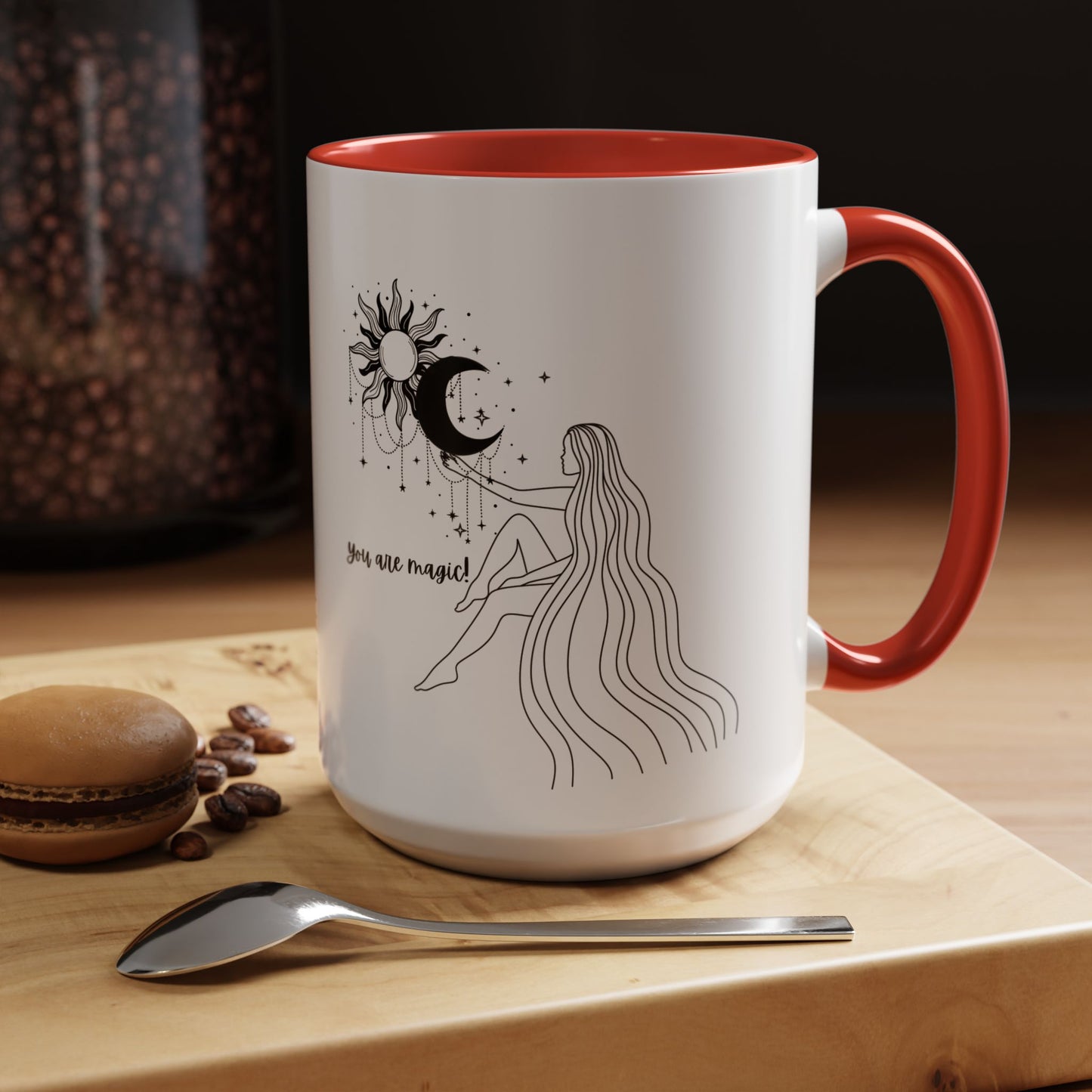 You are Magic mug coffee mug Spiritual gift moon mug witchy mug Goddess gift supervisor mug office bestie gift Boss Christmas gift for her