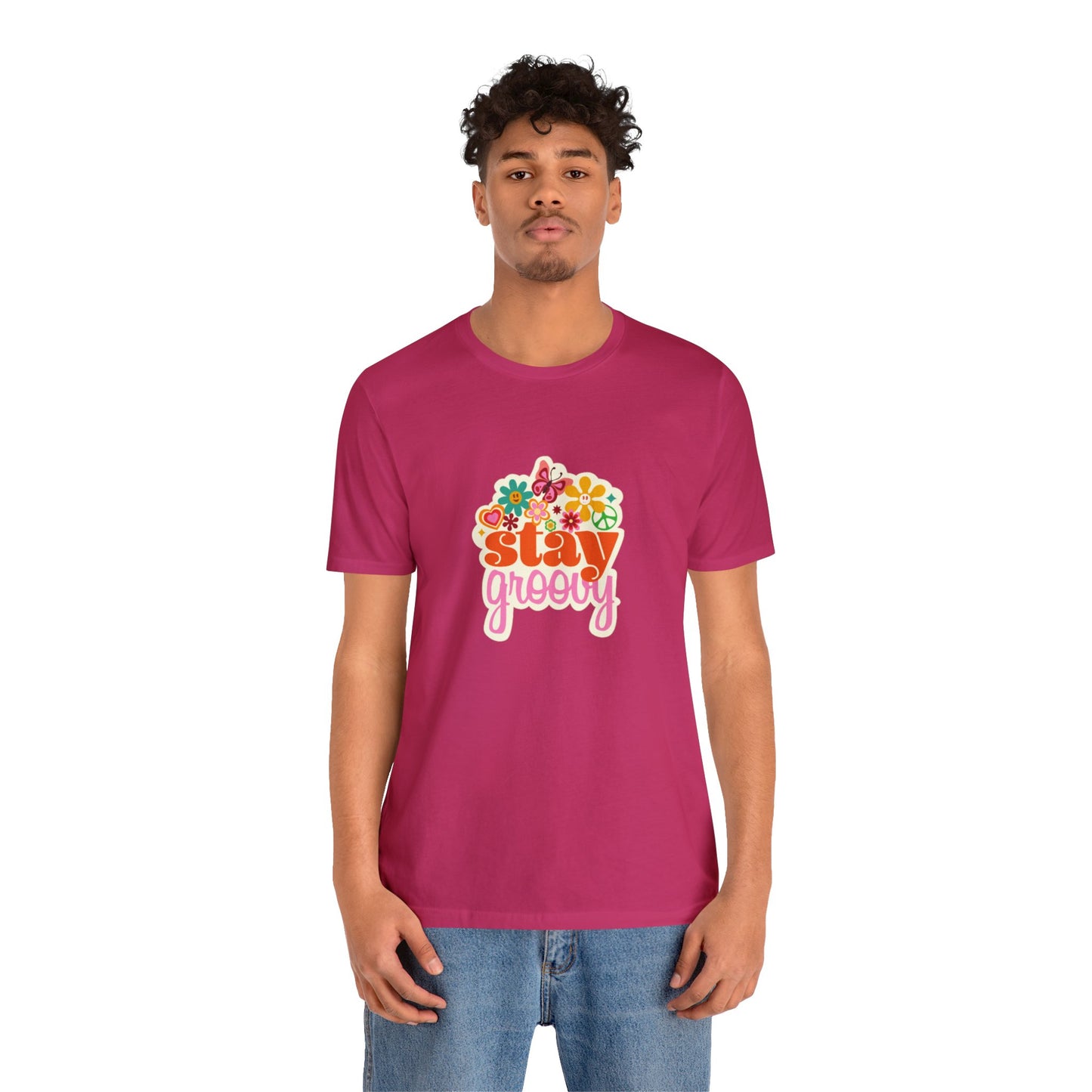 Stay Groovy Shirt Stay Groovy Tshirt Groovy Tee Groovy Birthday Party Outfit Stay Groovy Tee Hippie Shirt Groovy best friend gift for her