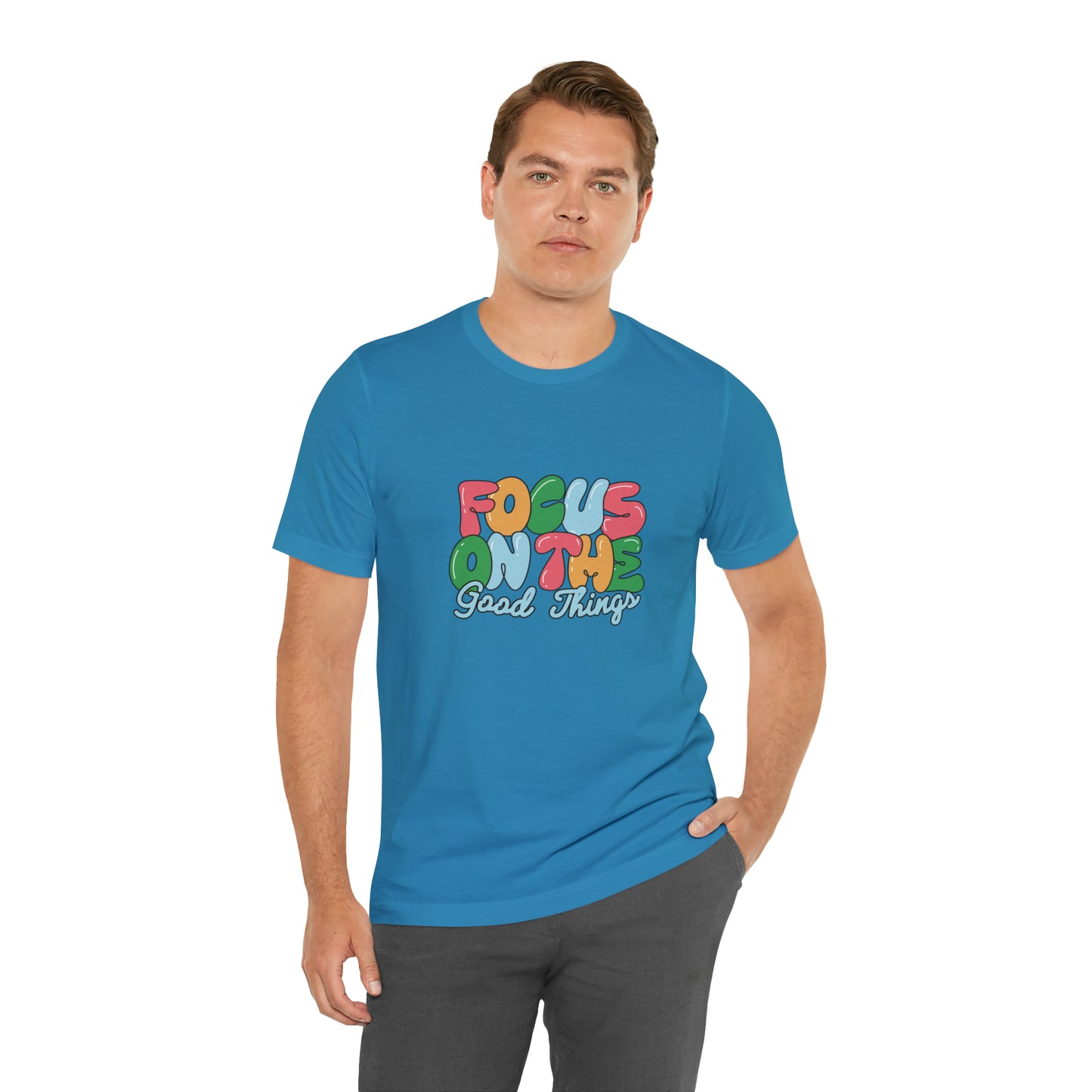 Focus on the good things shirt positive vibes shirt good vibes tee yogawear zen clothes bohemian top Women's Christmas gift for her for him