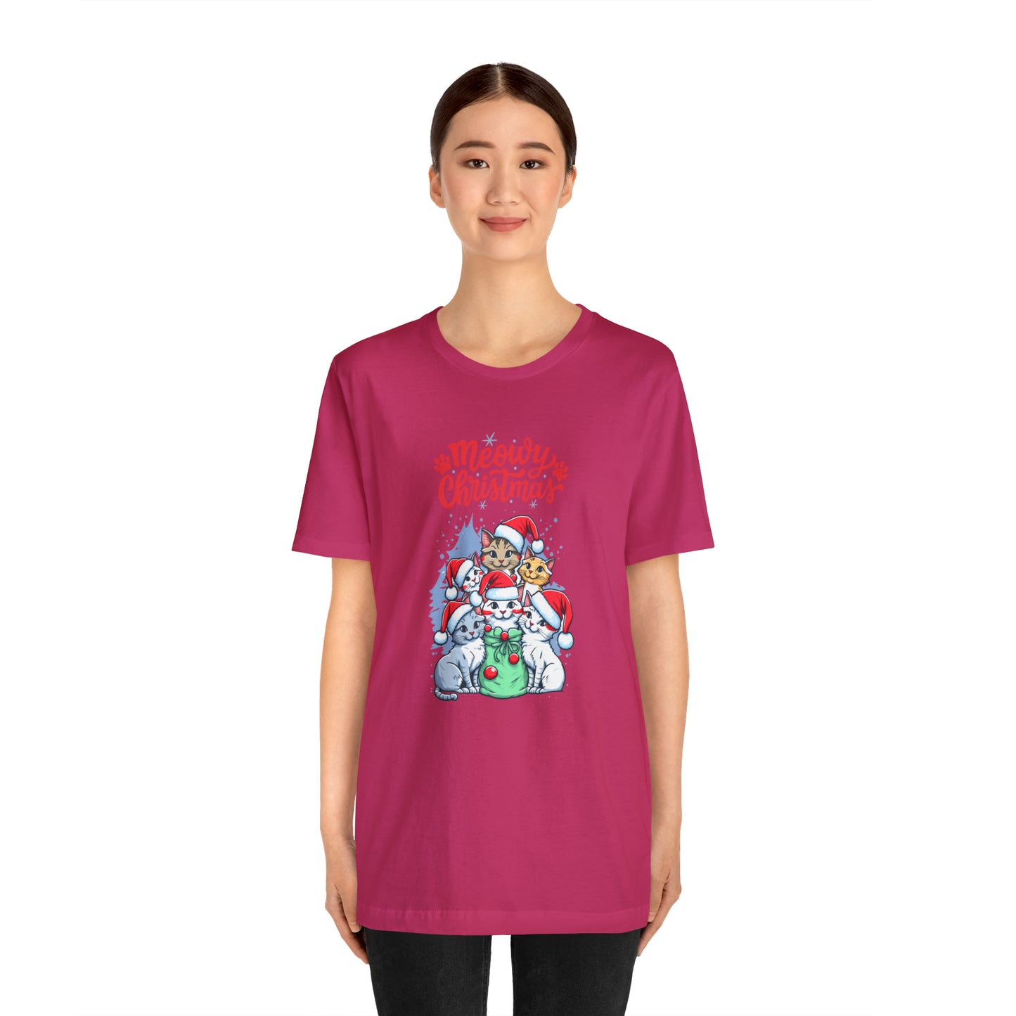 Cute Cat Christmas shirt funny dog Christmas tee Matching Family Christmas Shirt Family Christmas Shirt Matching Xmas Tees Custom