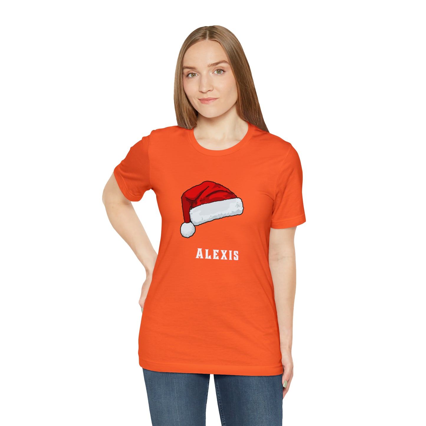 Matching Family Christmas Shirts, Santa claus Hat family tshirts Family Christmas Shirt, Matching Xmas Tees Custom Christmas T shirt photos
