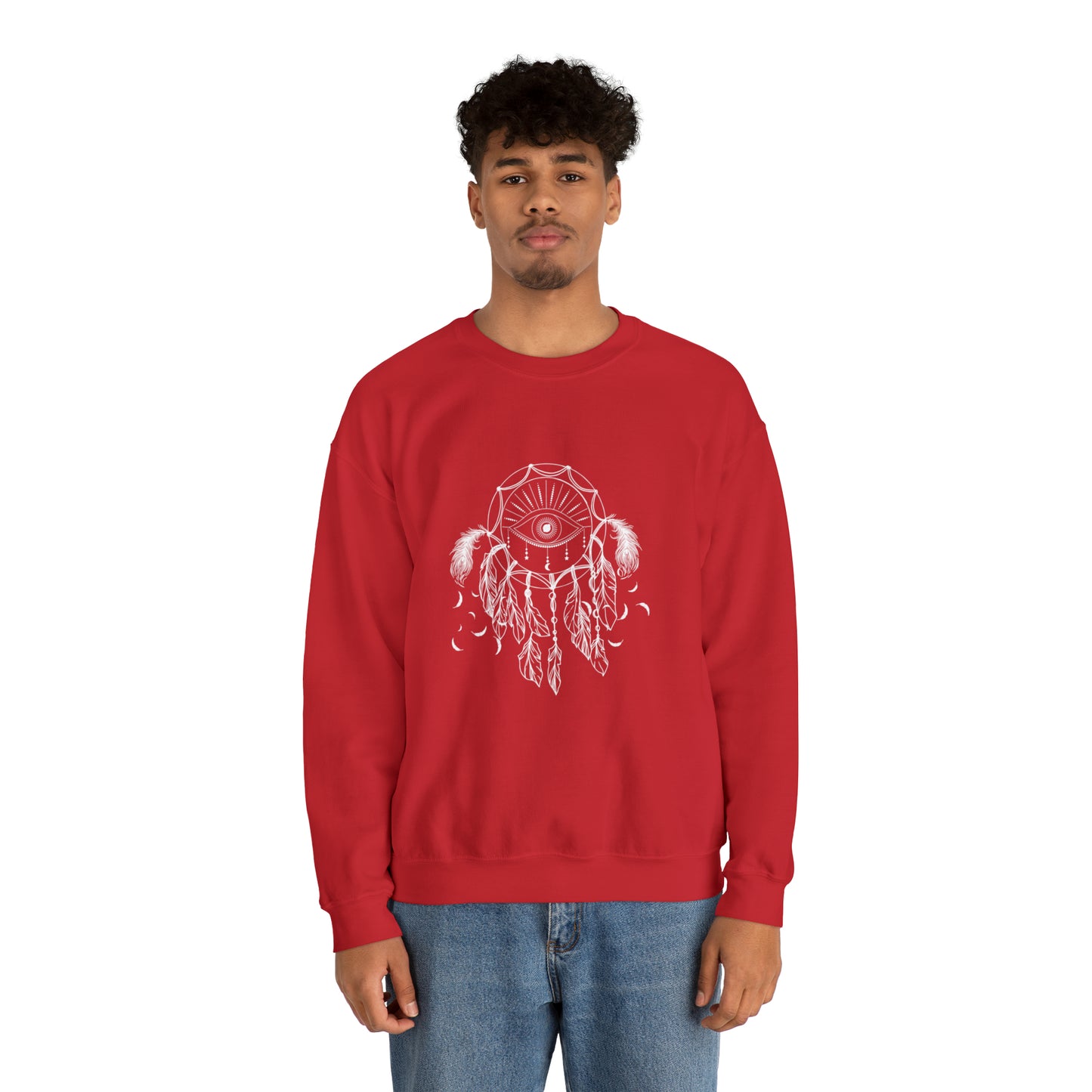 Dreamcatcher sweater third eye sweater birthday spiritual clothes yogawear birthday gift gift for her gift for him Christmas gift