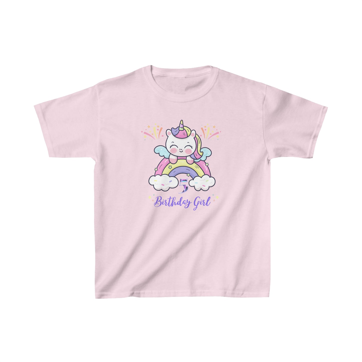 Birthday girl shirt 5 year old birthday shirt kid wavy birthday party shirt Christmas shirt Rainbow cloud kid shirt birthday shirts birthday
