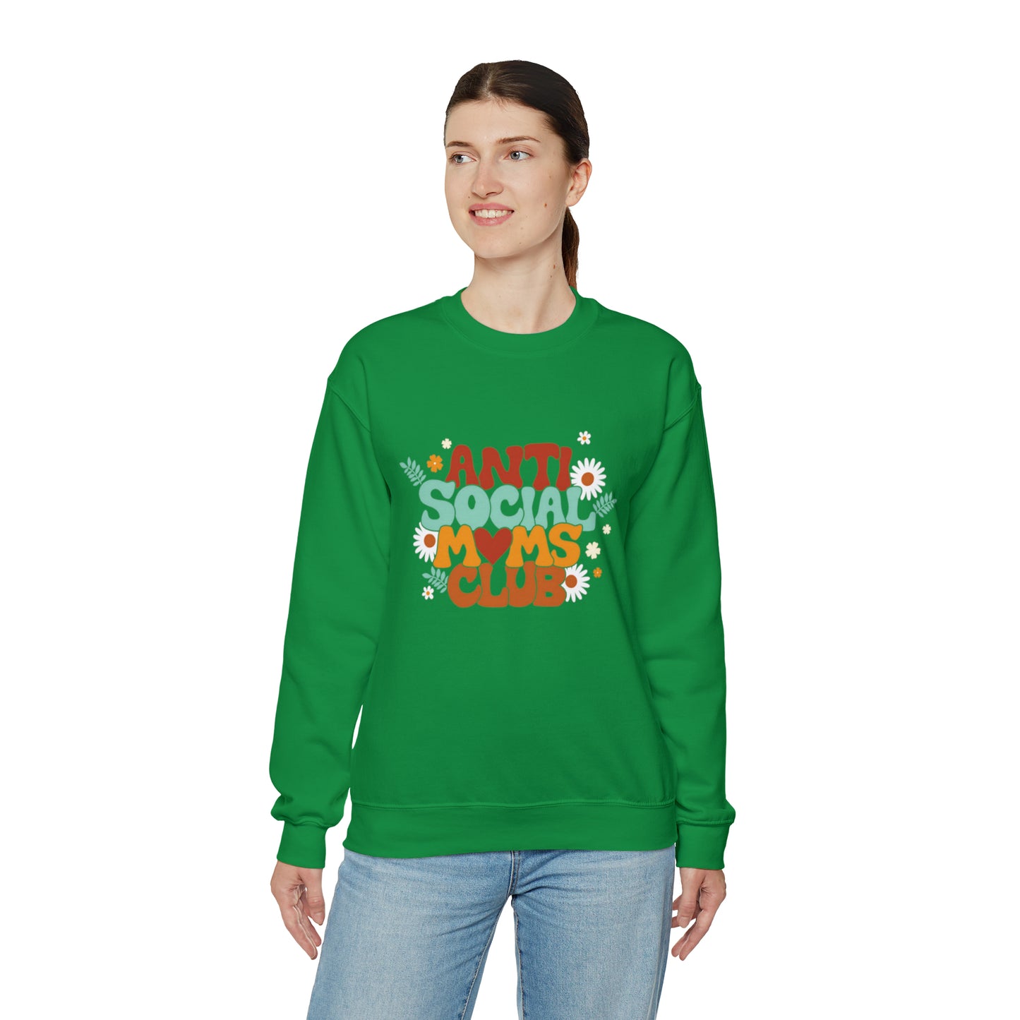 Anti social moms club sweatshirt, Mama Mother Mom sweatshirt, Gift for mom, Christmas gift for her,for him,Birthday gift for her