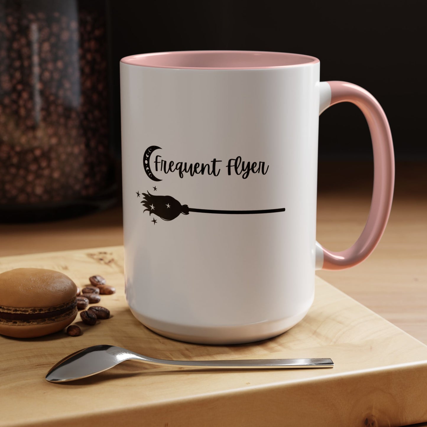 Witches mug Frequent flyer mug wizards broom mug Witchy Halloween mug cauldron ghost wicked mug bestie gift Coworker Gift Boss Christmas