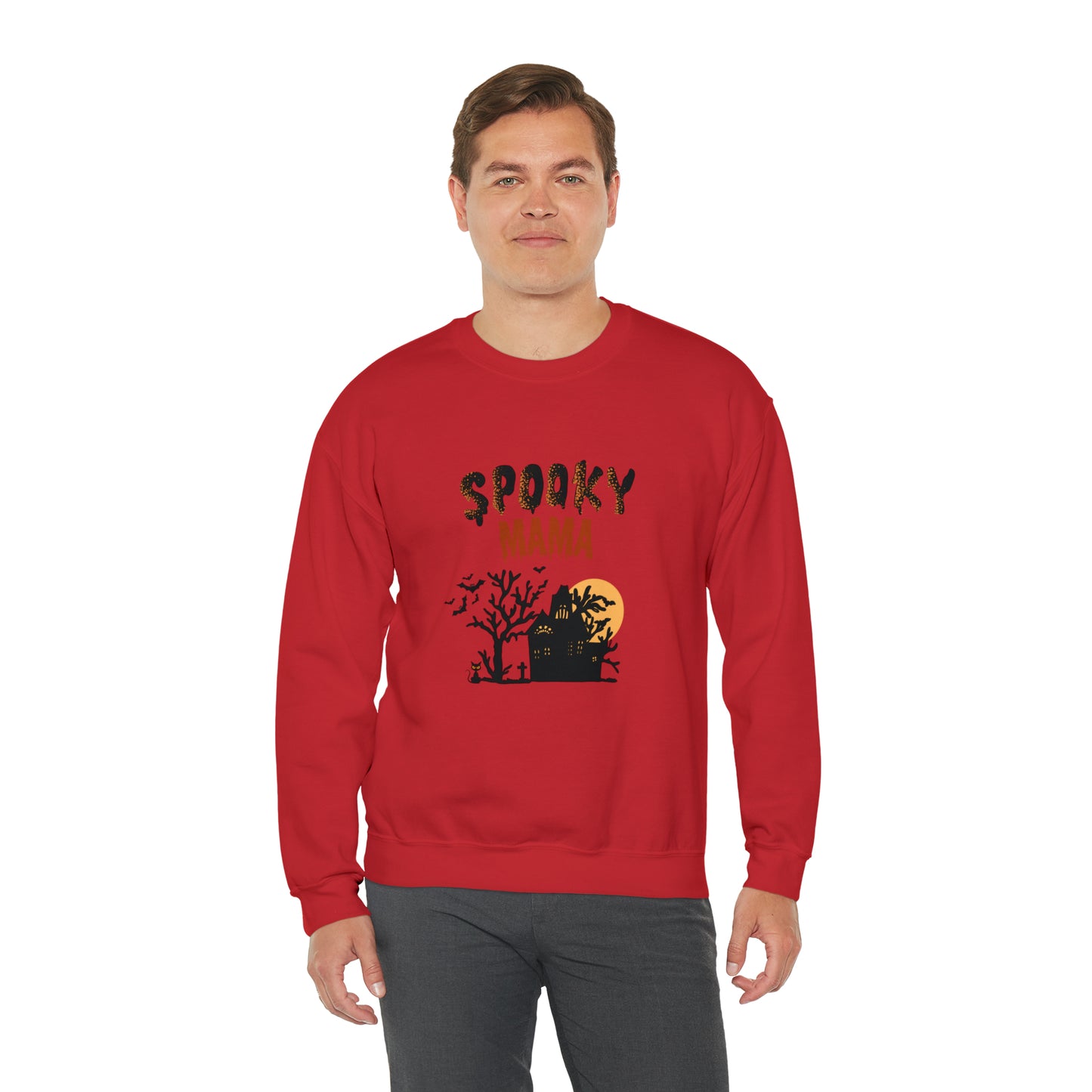 Spooky Mama Halloween Sweatshirt, Ghostface Shirt, Funny Halloween Horror Shirt,Halloween Women's Sweatshirt,Funny Halloween Tee,Unisex gift