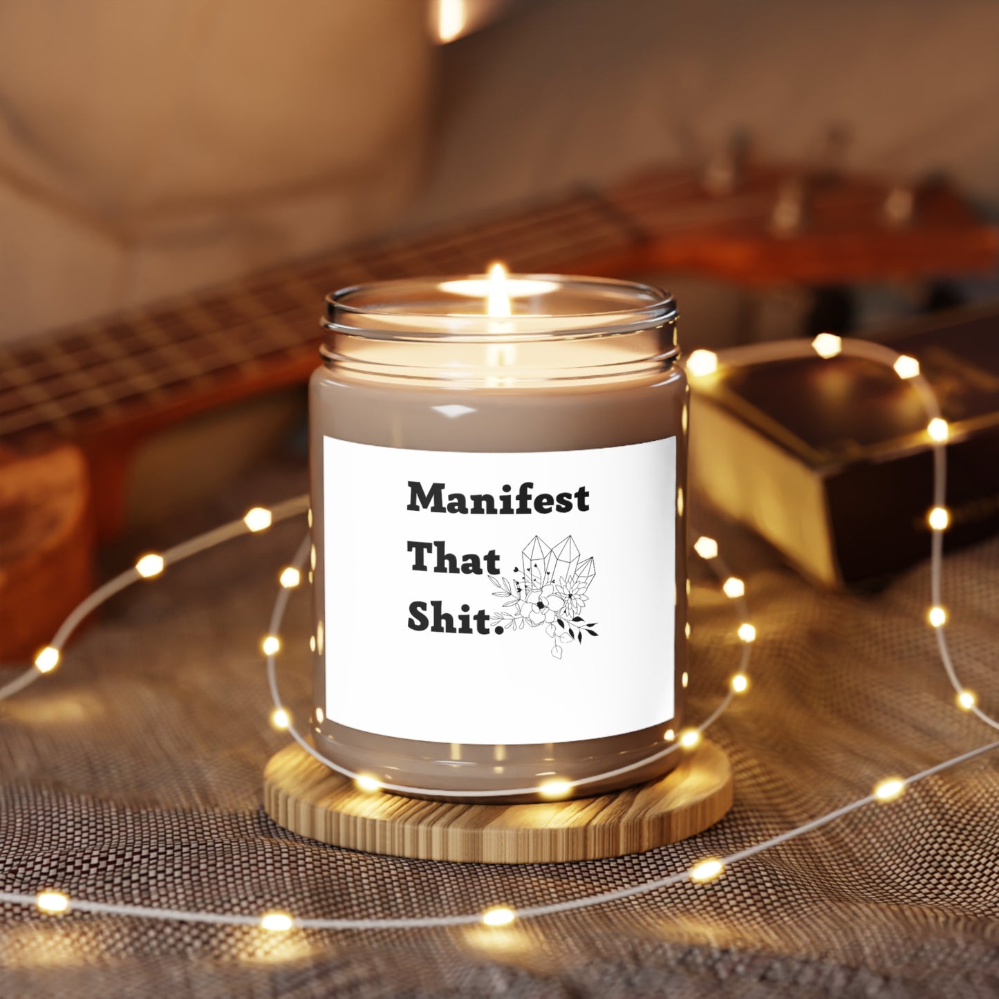 Bestie candle best friend gift black and gold Vanilla scented candle hand-poured candle Christmas gift Candles 9oz gift for her gift for him