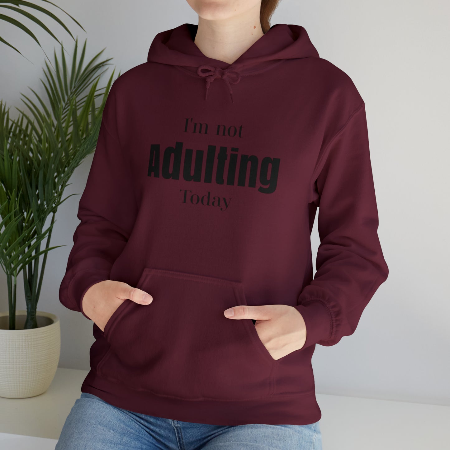 Adulting Sweatshirt unisex, I'm not adulting today, Funny adulting shirt Christmas Sweater,Christmas boss mom,Holiday Christmas gift