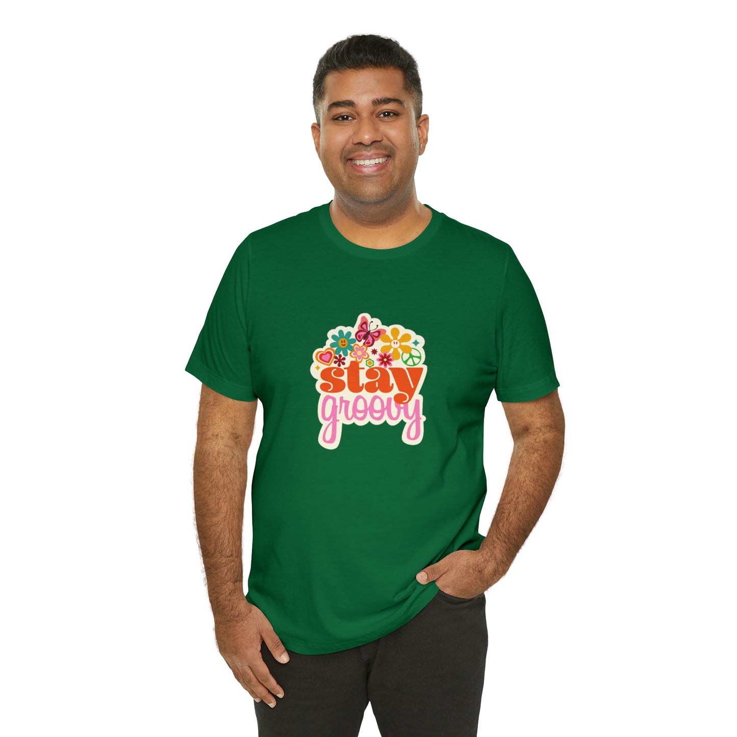 Stay Groovy t-shirt, Hippie shirt, good vibes shirt, summer fun style gift,travel shirt,best friend trip vacation trip