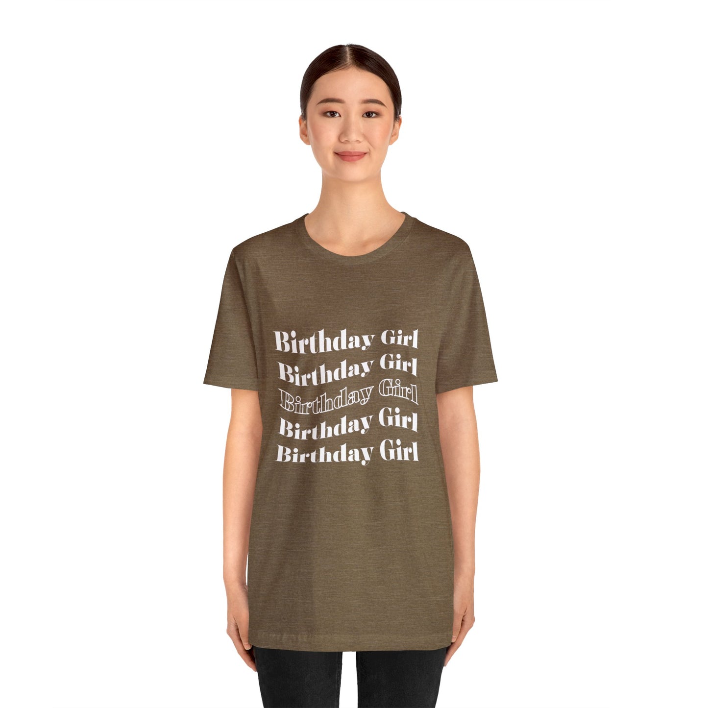 Birthday girl shirt gift for her best friend gift wavy shirt birthday party attire month funny T-shirt birthday gift Christmas gift for him