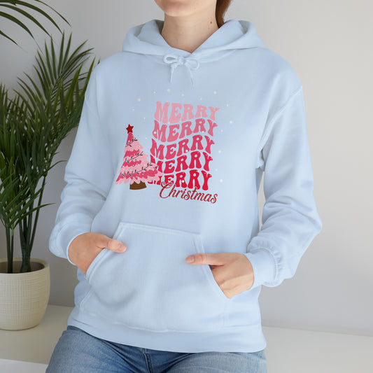 Festive AF hoodie blue Merry Bright Christmas Sweatshirt for Women Men Christmas Sweater Holiday Christmas gift for her gift for him
