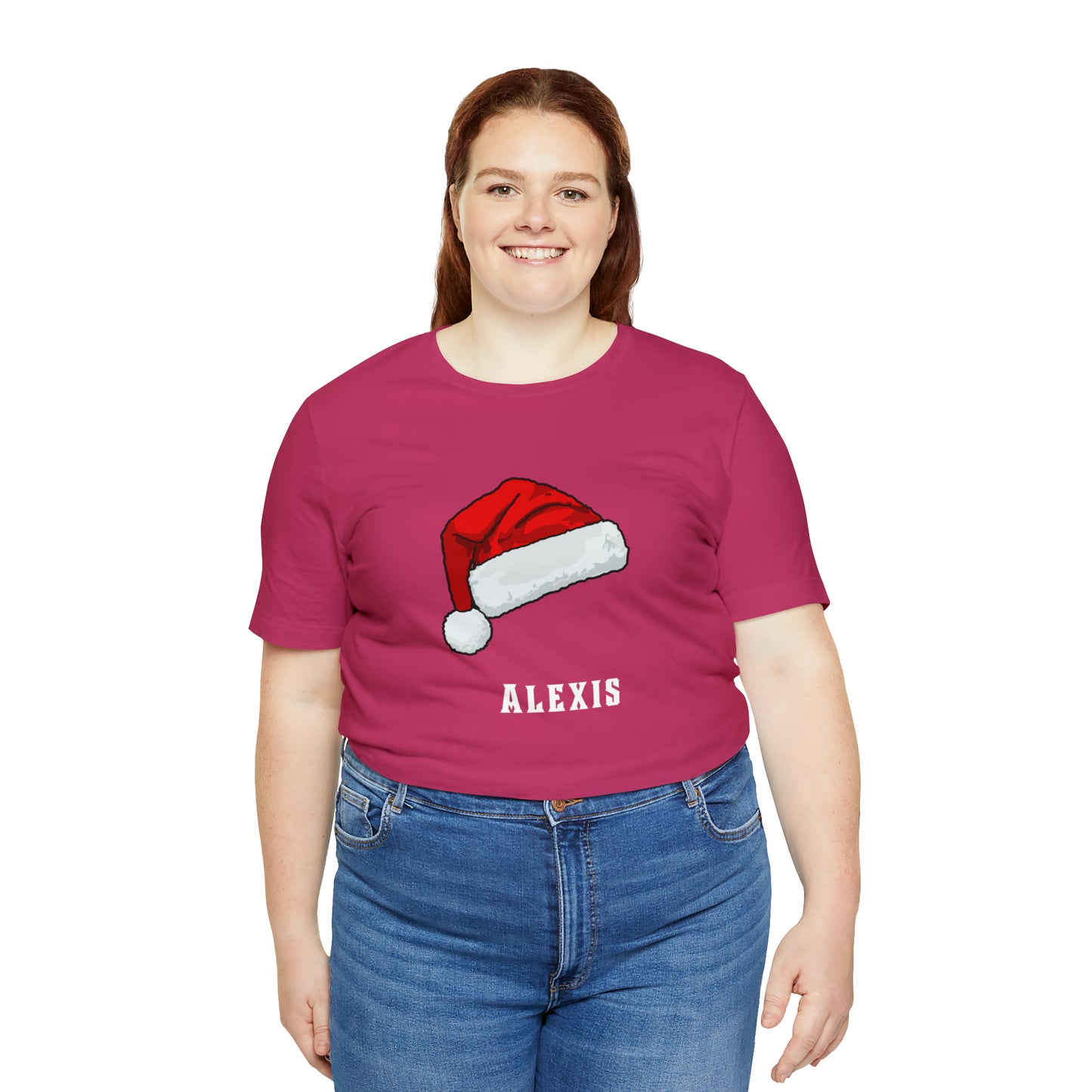 Matching Family Christmas Shirts, Santa claus Hat family tshirts Family Christmas Shirt, Matching Xmas Tees Custom Christmas T shirt photos