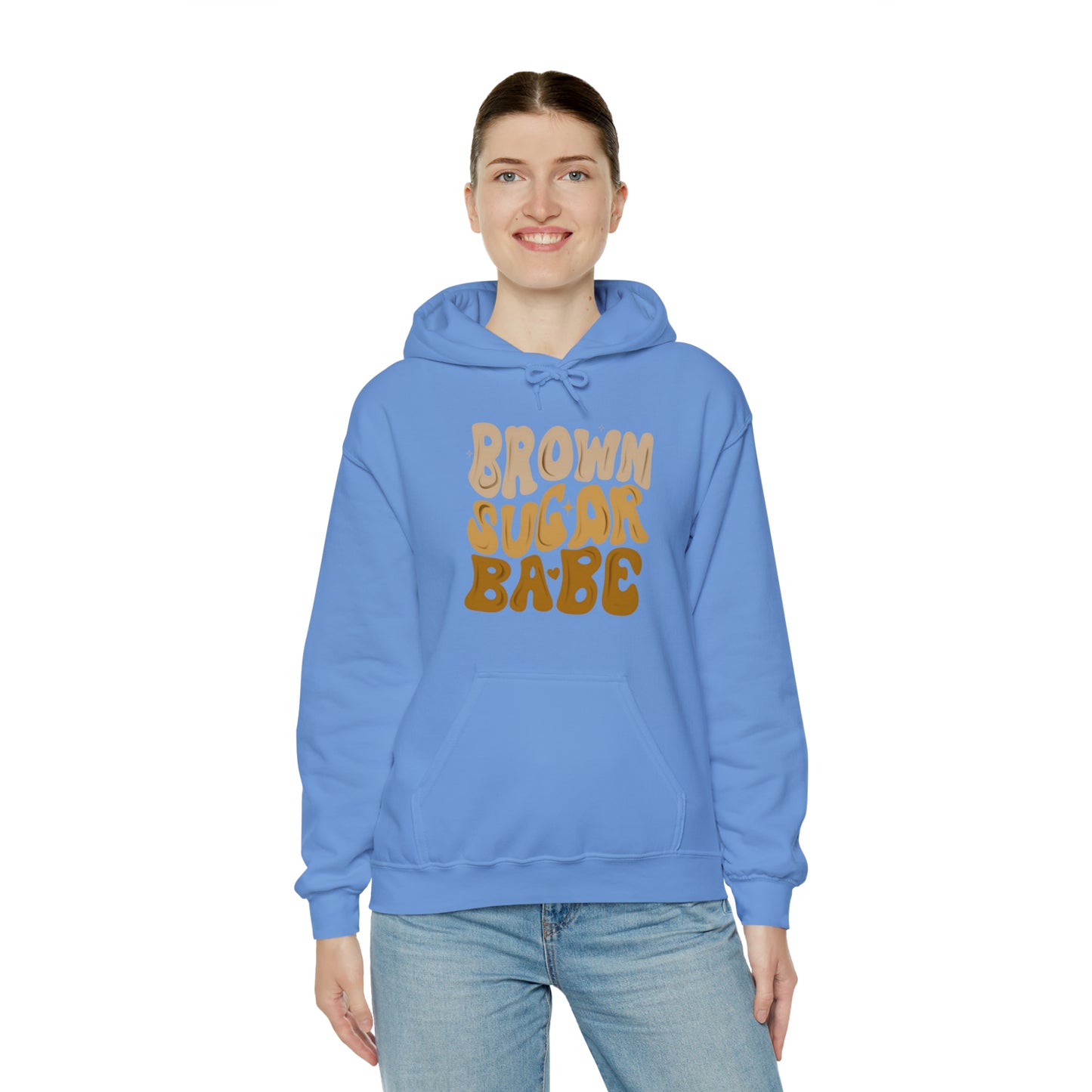 Brown sugar babe hoodie, gift for her, best friend gift, birthday vacation, Unisex Heavy Blend Hooded Sweatshirt