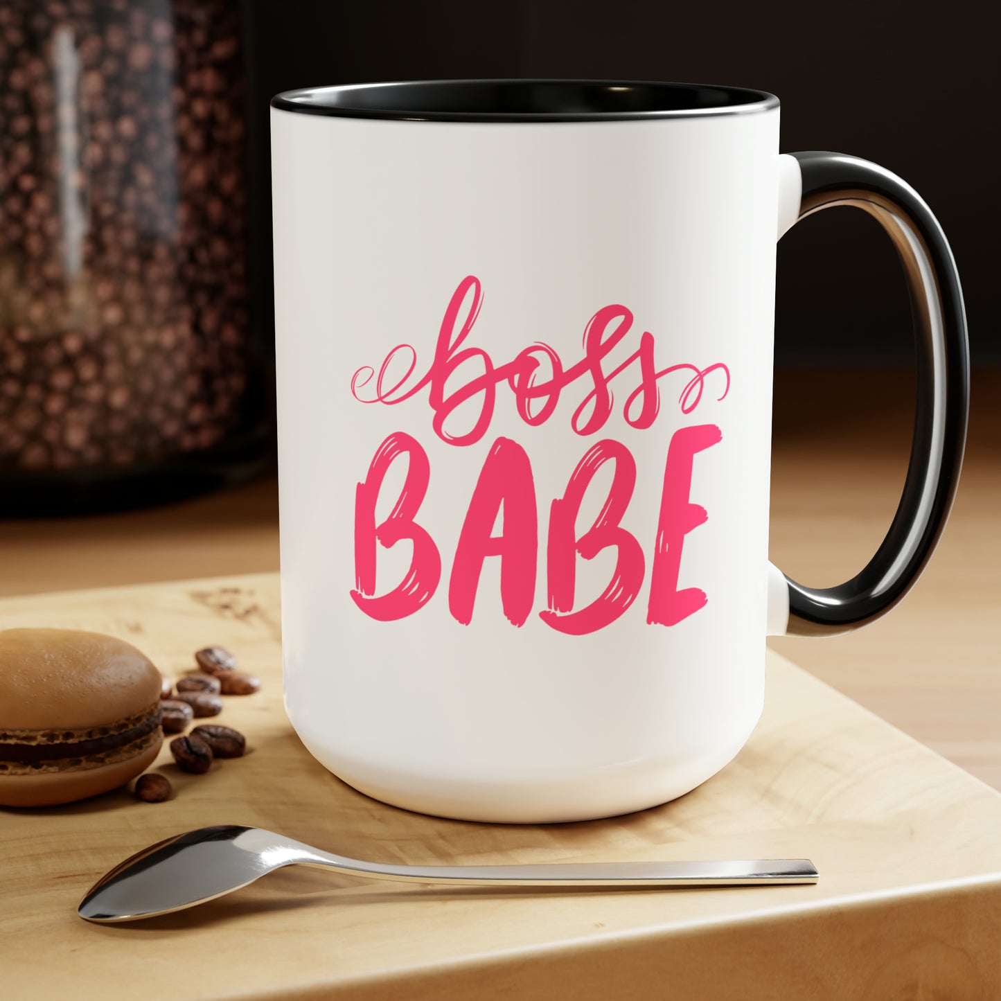 Bossbabe mug Christmas mug gift for mom gift mug Floral mug gift for her Mug funny gift for wife Coffee Mugs Christmas gift 15oz