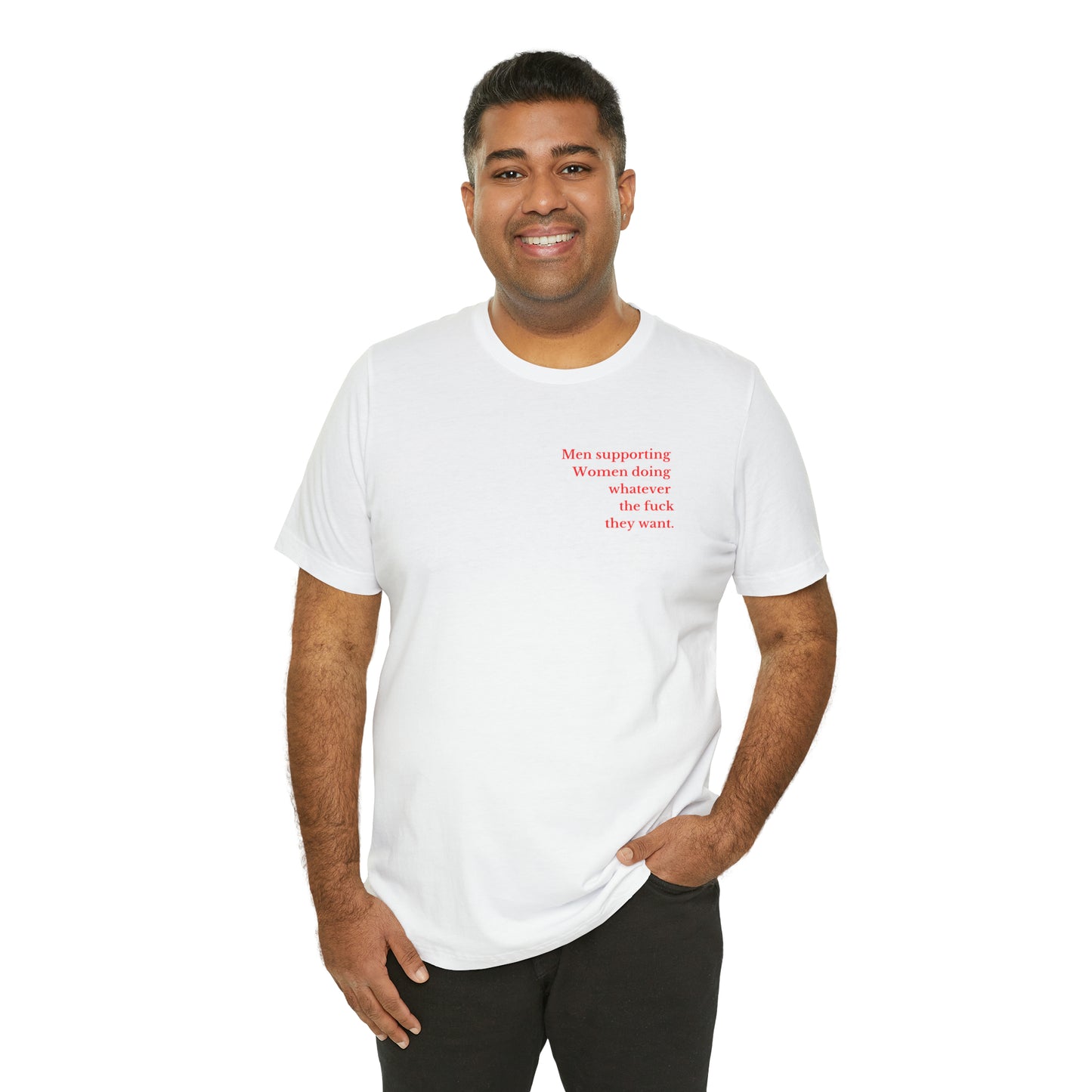 Men supporting women shirt gift for him Christmas gift Party