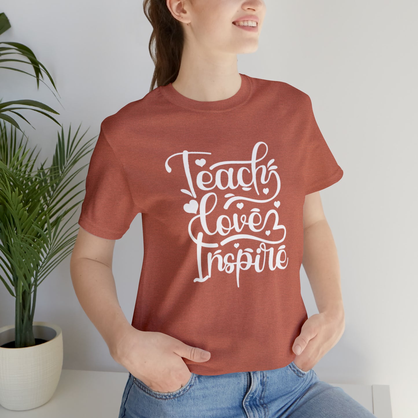 Teach love inspire T-shirt, Teacher mode Shirt, Homeschooling sweatshirt,teacher mom shirt, hoodie teacher shirt Boss lady shirt