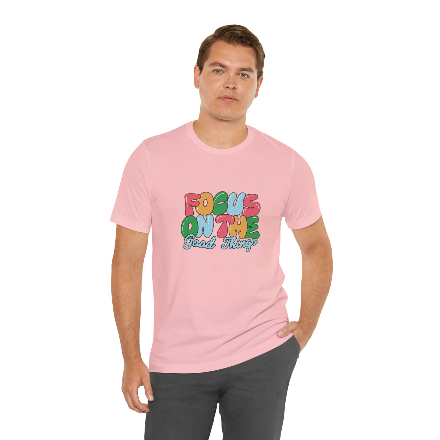 Focus on the good things shirt positive vibes shirt good vibes tee yogawear zen clothes bohemian top Women's Christmas gift for her for him