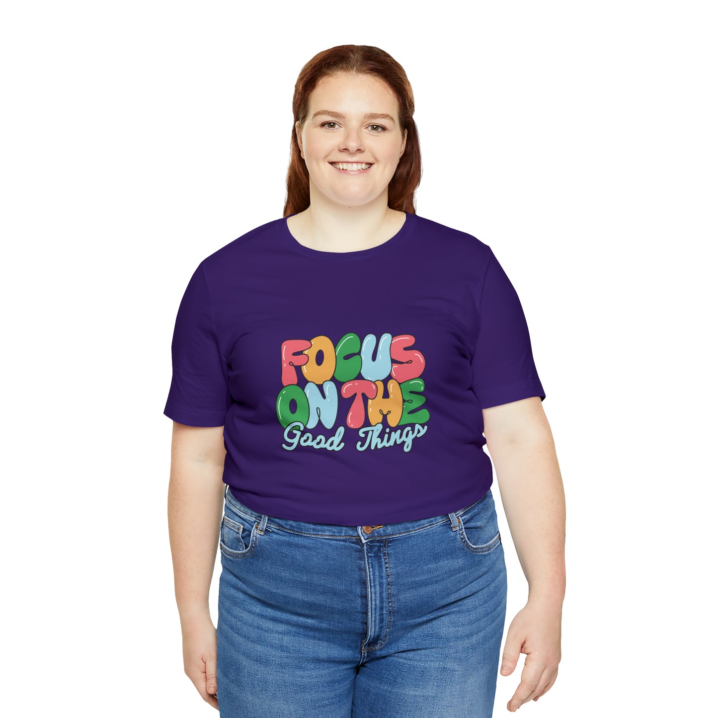 Focus on the good things shirt positive vibes shirt good vibes tee yogawear zen clothes bohemian top Women's Christmas gift for her for him