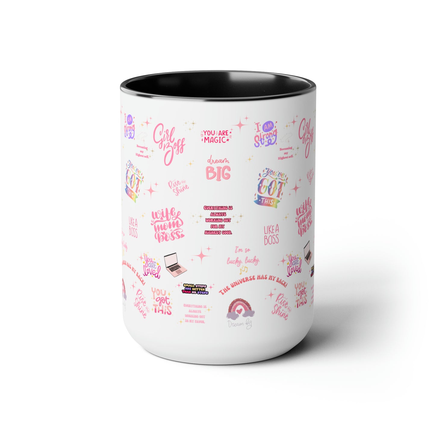 Positive affirmations Coffee Mug girlboss mug birthday gift wife mom boss mug gift for her gift for wife Coffee Mugs tea Christmas gift 15oz
