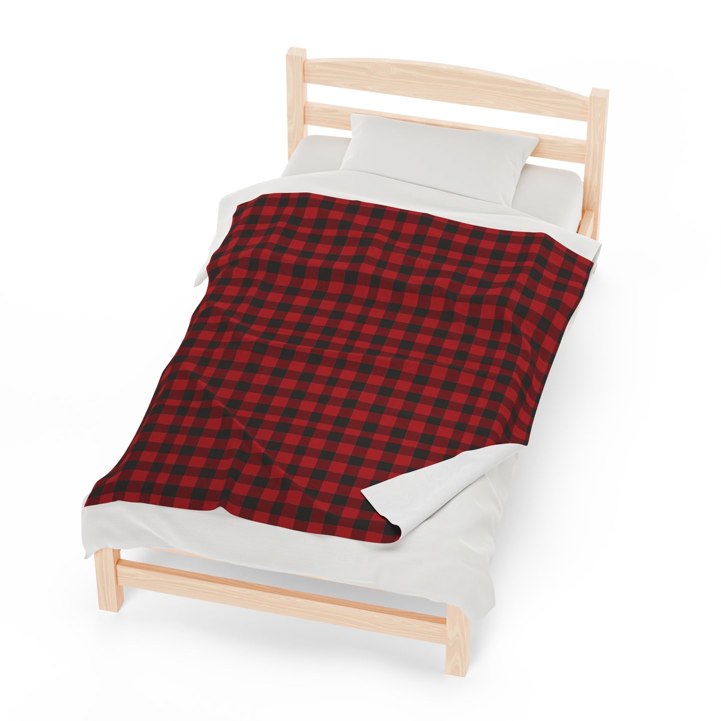 Plaid Christmas Blanket holiday blanket christmas movie watching blanket Merry christmas  blanket Velveteen Plush Blanket