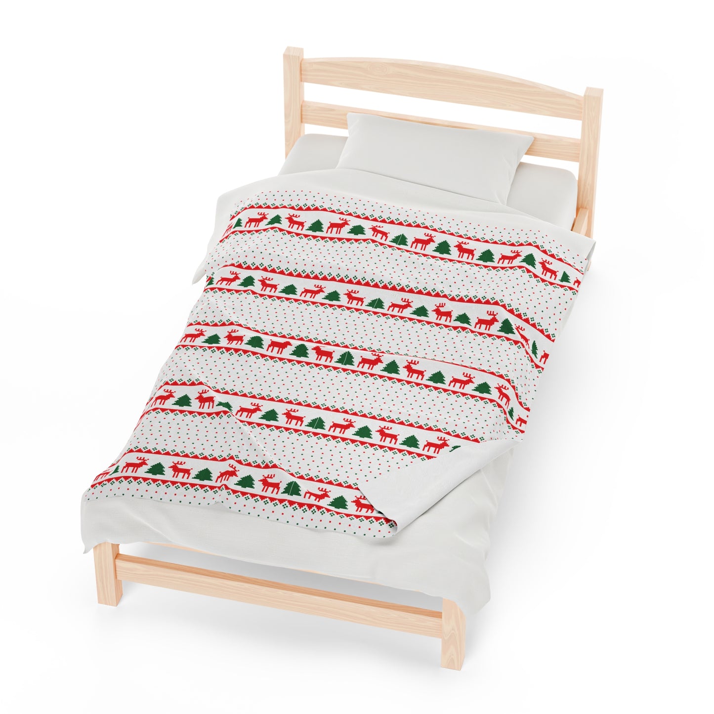 Reindeer Christmas Blanket holiday christmas tree blanket christmas movie watching blanket Merry christmas  blanket Velveteen Plush Blanket