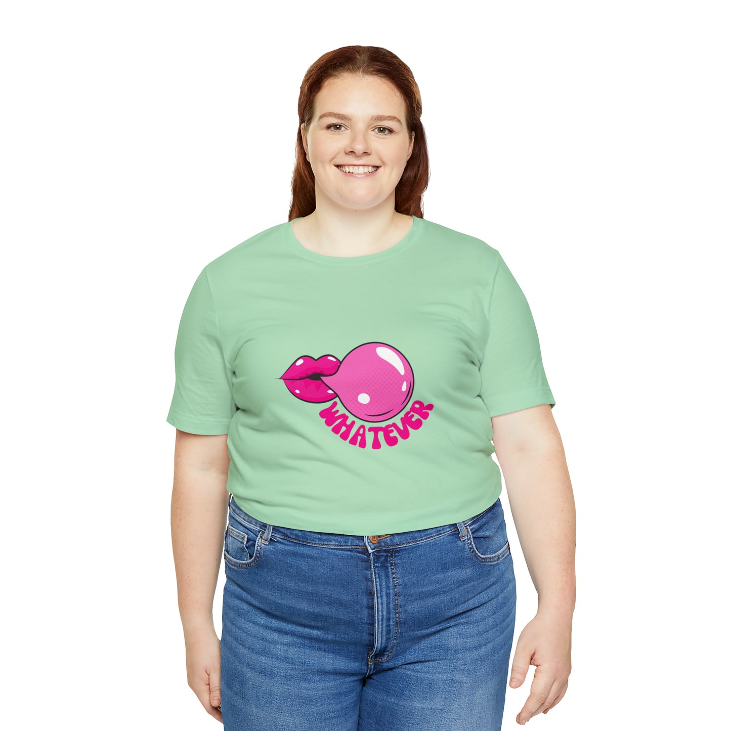 Whatever bubblegum T-Shirt Aesthetic Shirt Trendy Shirt Shirt With Words On Back Positive Gift for him Gift for her boho shirt hippie soul