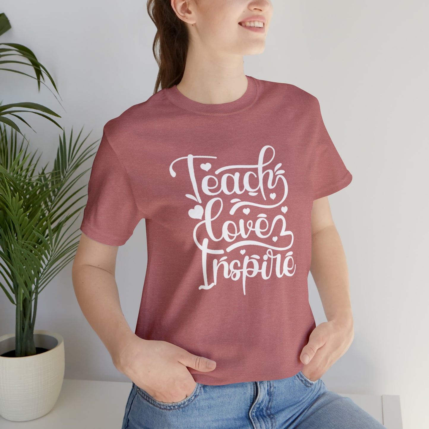 Teach love inspire T-shirt, Teacher mode Shirt, Homeschooling sweatshirt,teacher mom shirt, hoodie teacher shirt Boss lady shirt