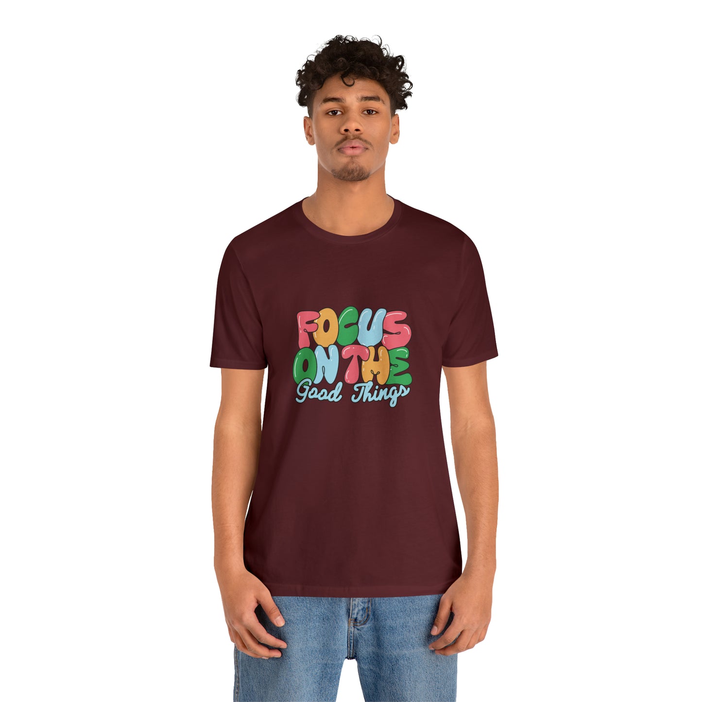 Focus on the good things shirt positive vibes shirt good vibes tee yogawear zen clothes bohemian top Women's Christmas gift for her for him