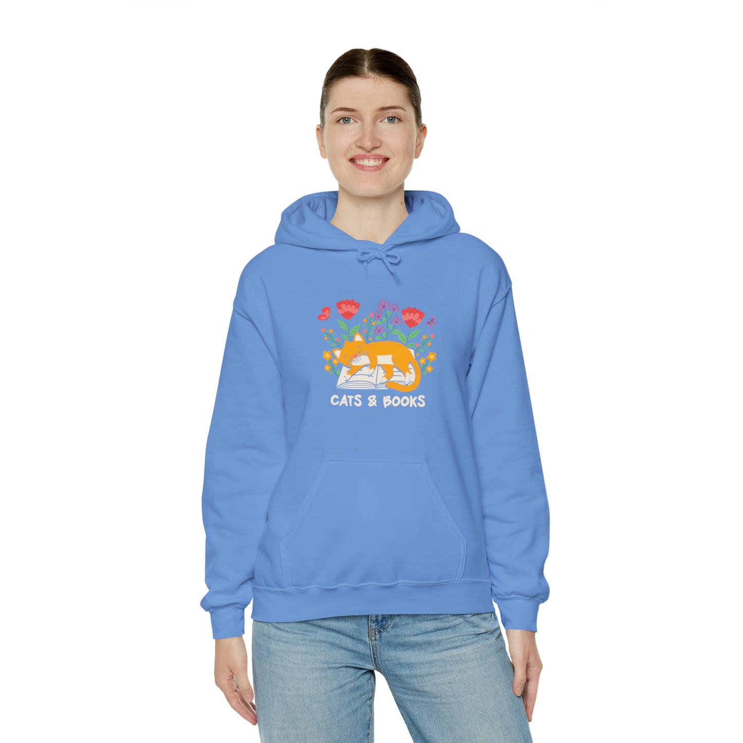 Cat Mom Shirt Cat Lover Tee Cute Book Cat Shirt Floral Book Shirt Book Lover Sweatshirt Reader Bookish Tee Cat Themed Gift For Women for men
