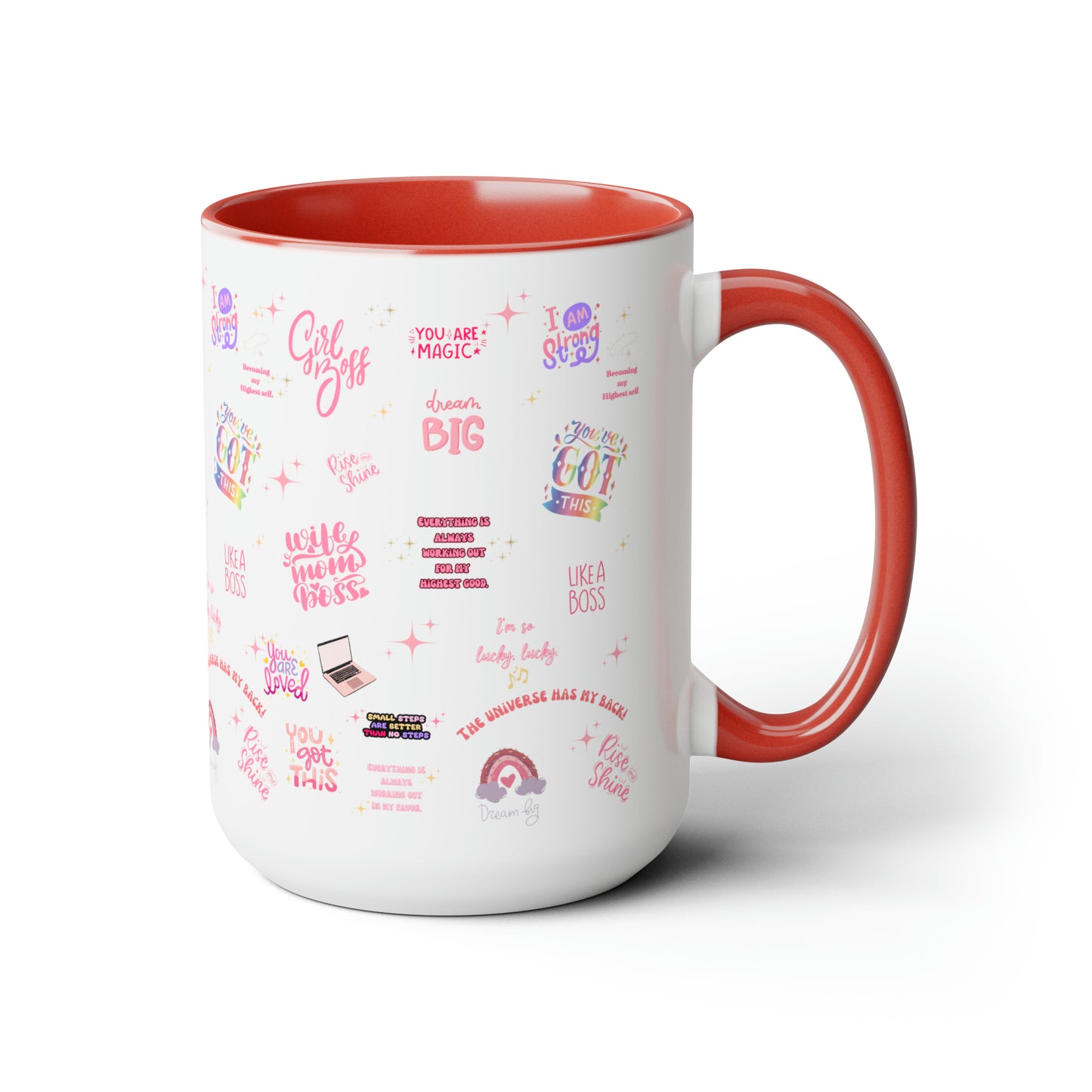 Positive affirmations Coffee Mug girlboss mug birthday gift wife mom boss mug gift for her gift for wife Coffee Mugs tea Christmas gift 15oz