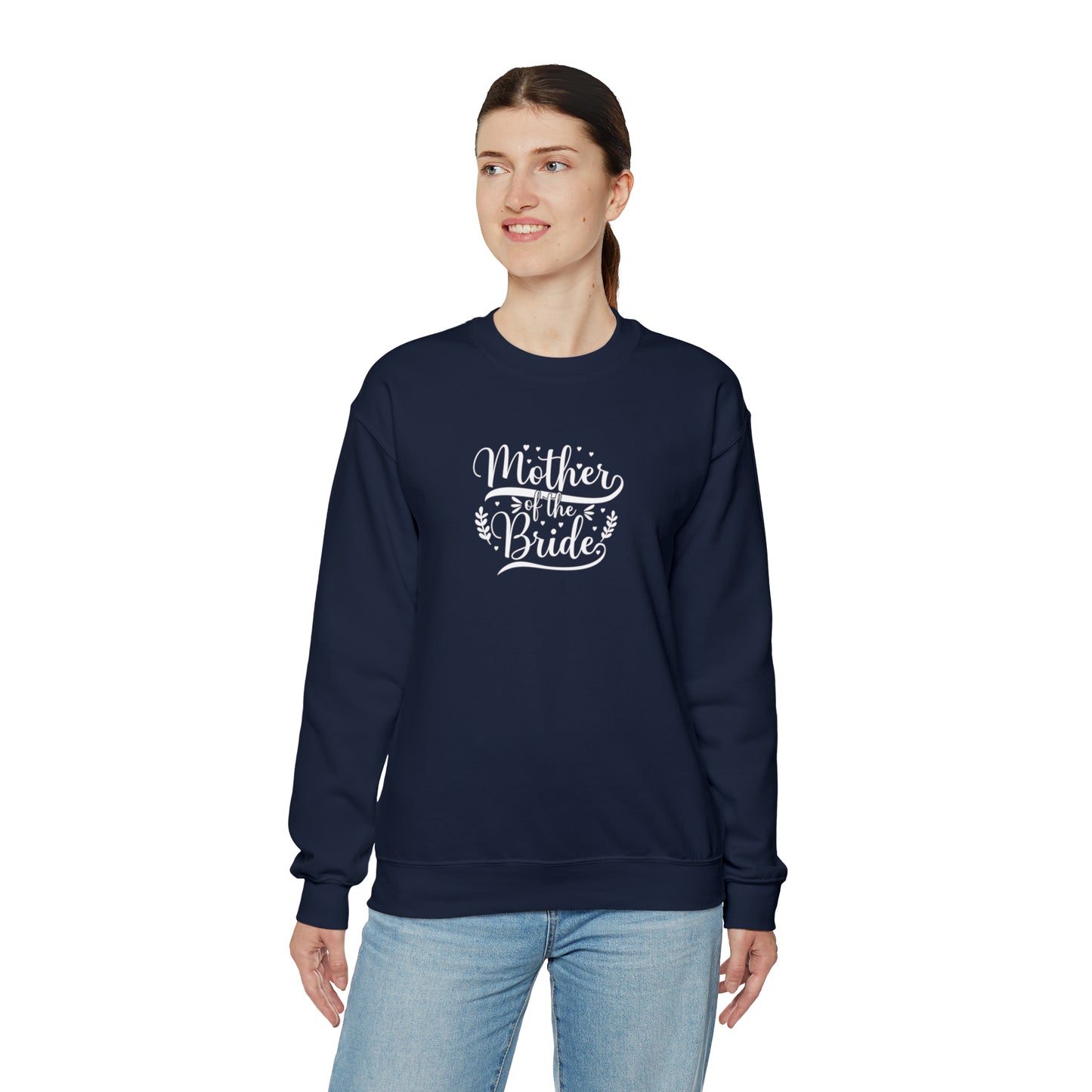 Mother of the bride sweatshirt, Red wedding attire, gift for Mom, bridal party clothes, yoga wear for her, for him, Birthday gift for her