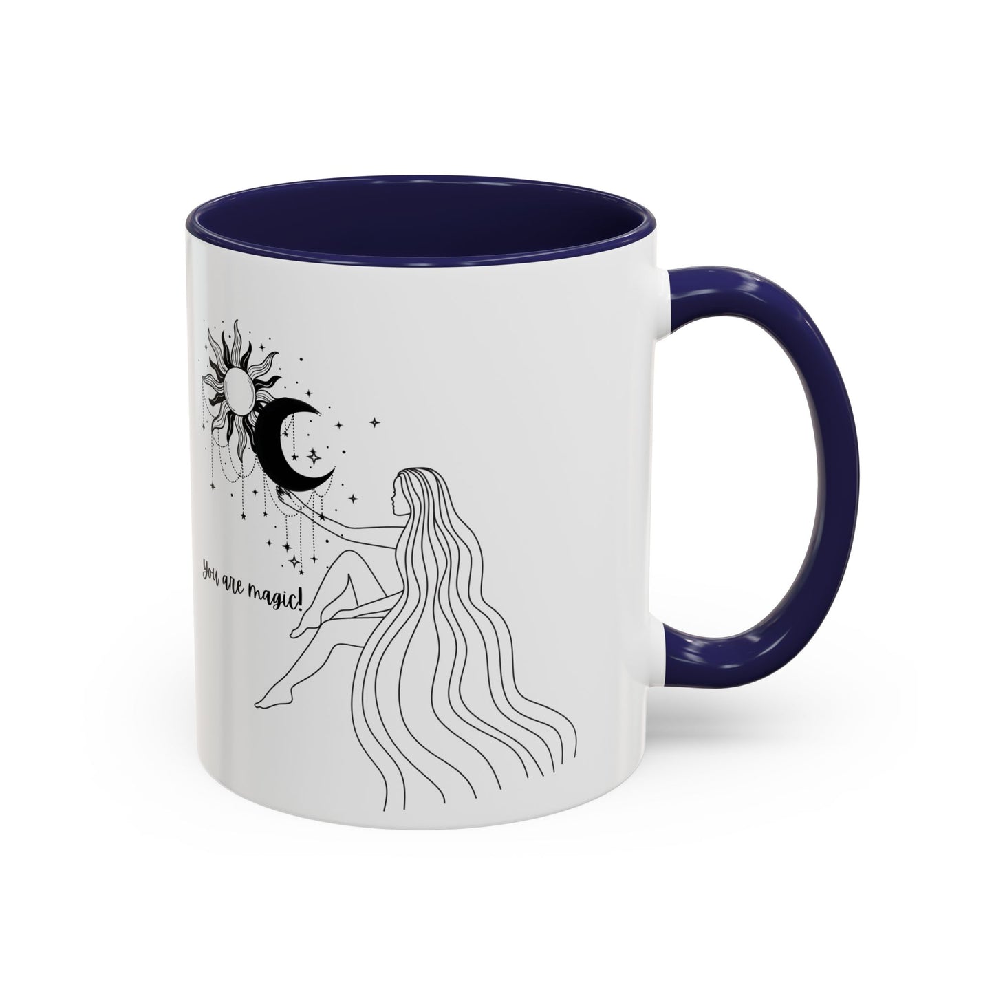 You are Magic mug coffee mug Spiritual gift moon mug witchy mug Goddess gift supervisor mug office bestie gift Boss Christmas gift for her