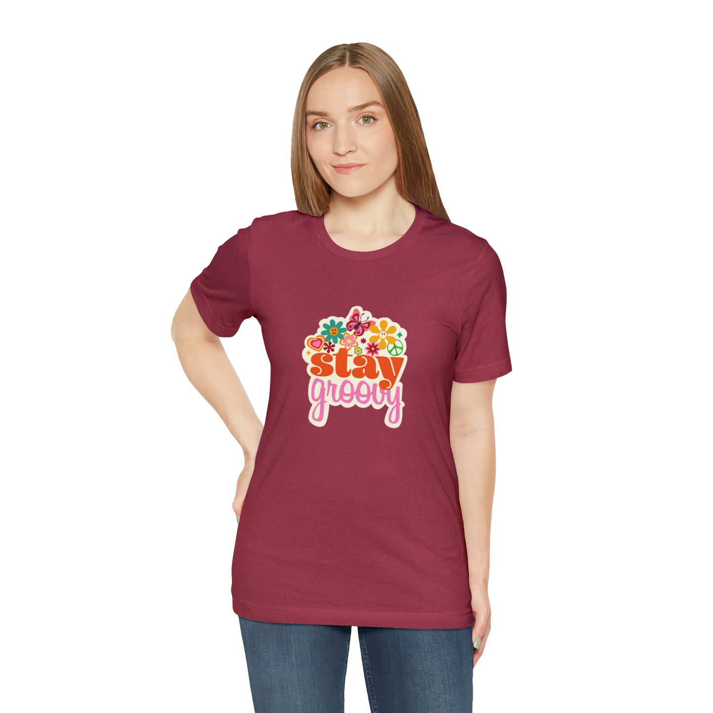 Stay Groovy t-shirt, Hippie shirt, good vibes shirt, summer fun style gift,travel shirt,best friend trip vacation trip
