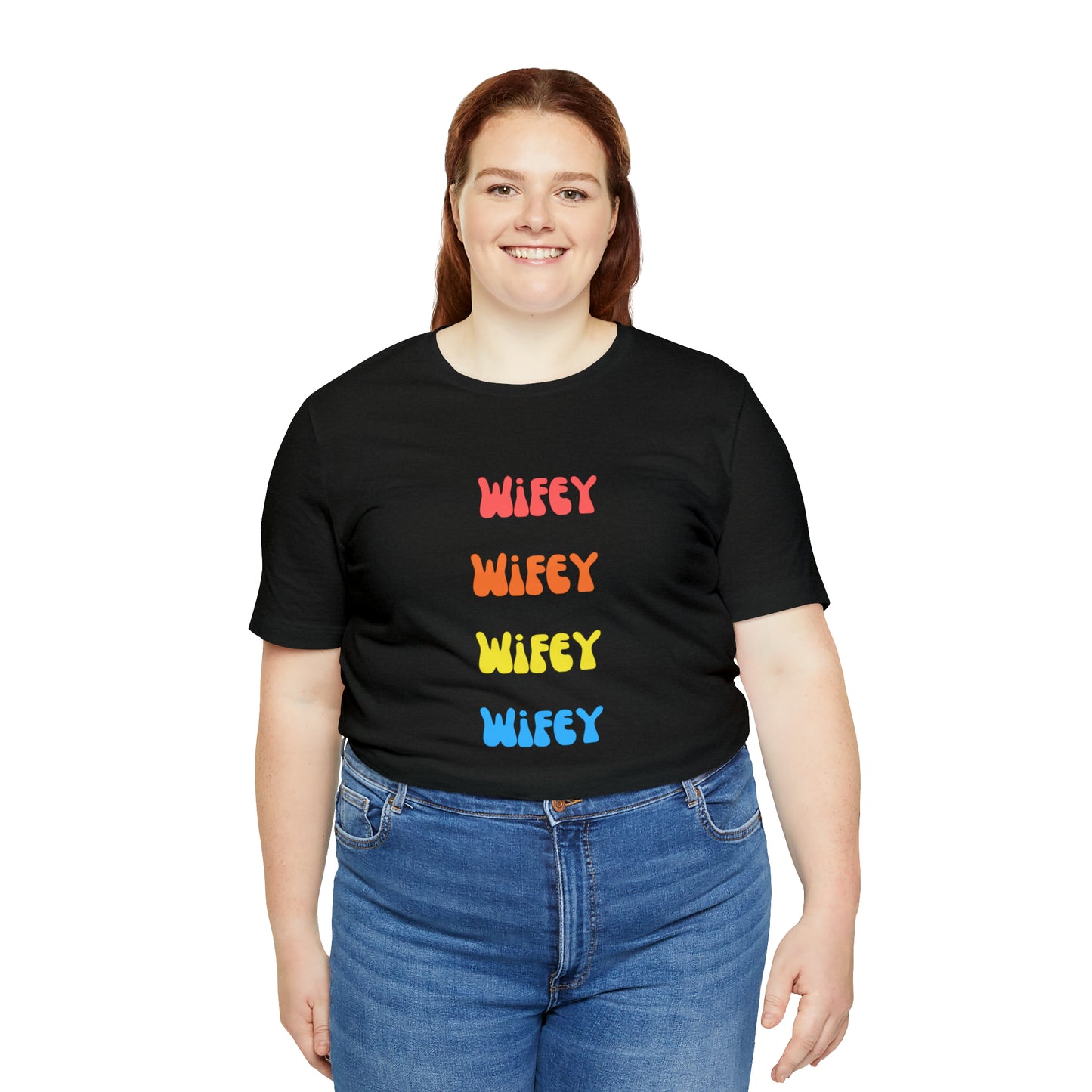 Wifey Wifey T-Shirt Aesthetic Shirt Trendy Shirt Shirt With Words On Back Tumbrl Positive Tee Gift for him Gift for her