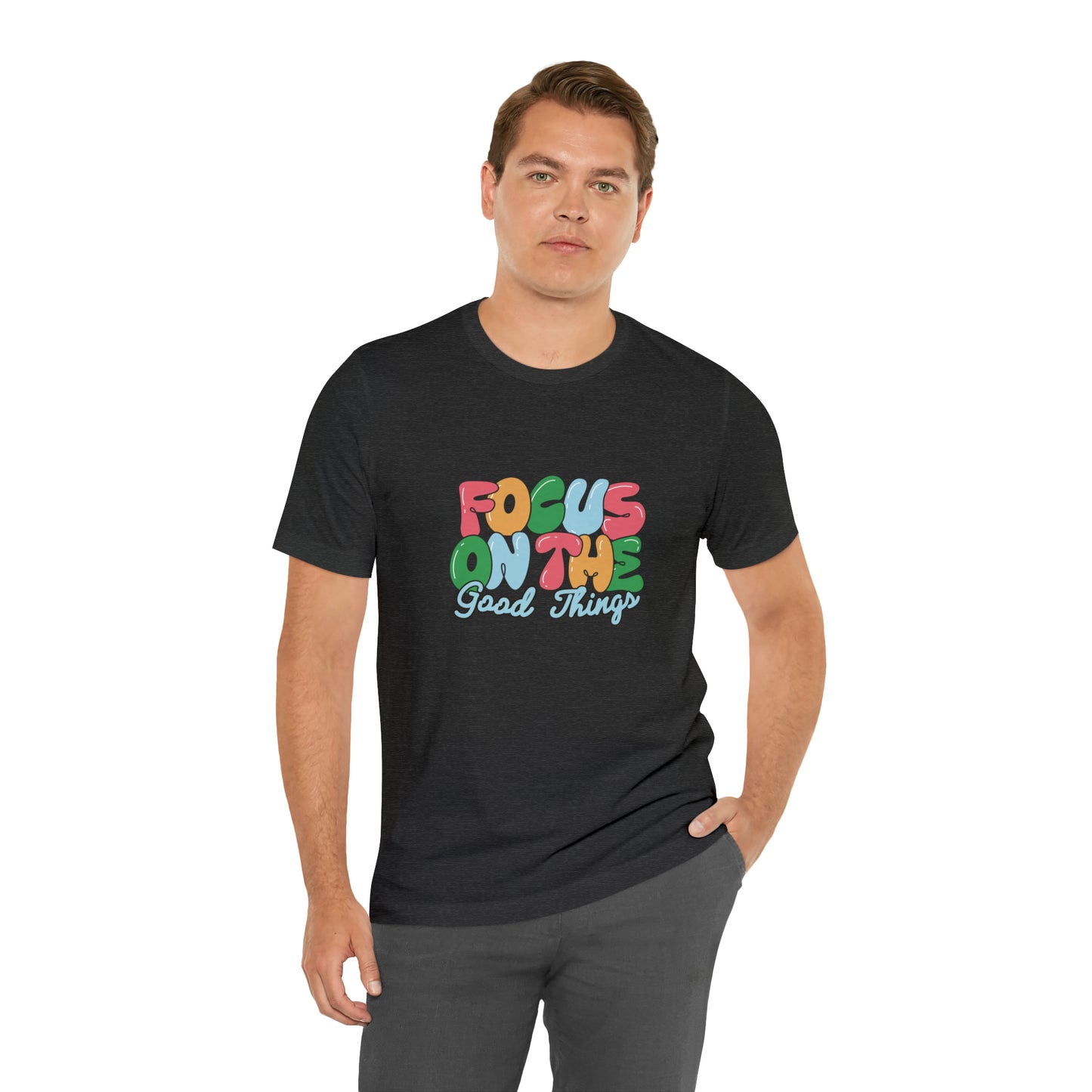 Focus on the good things shirt positive vibes shirt good vibes tee yogawear zen clothes bohemian top Women's Christmas gift for her for him