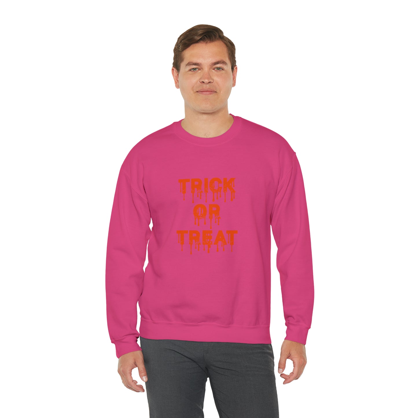 Trick or Treat Funny Halloween Sweatshirt Funny Halloween Horror Shirt, Halloween Funny Tee unisex gift gift for her for him