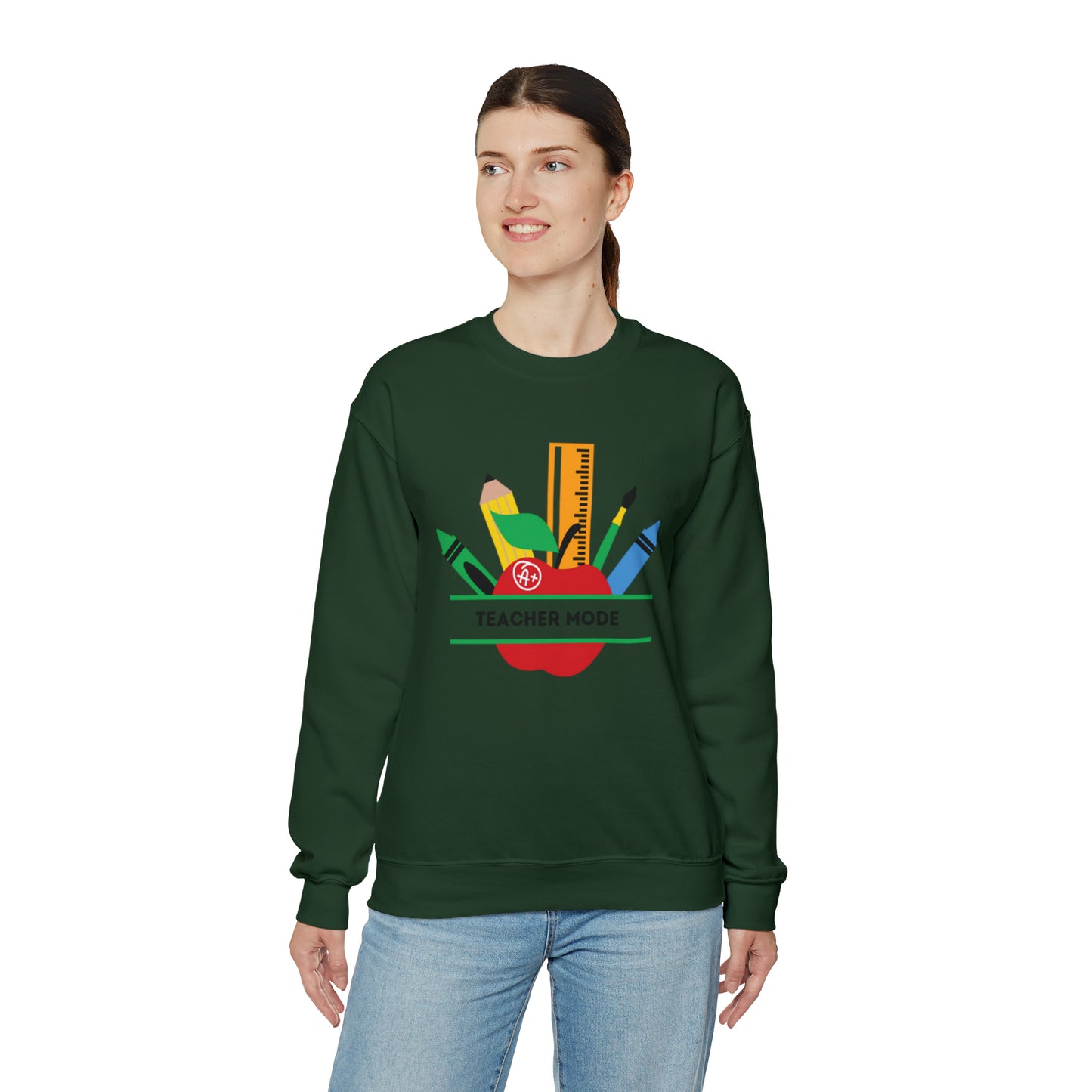 Teacher Mode love inspire sweatshirt Teacher mode sweater, Homeschooling sweatshirt,teacher mom shirt, hoodie teacher shirt, shirt,unisex