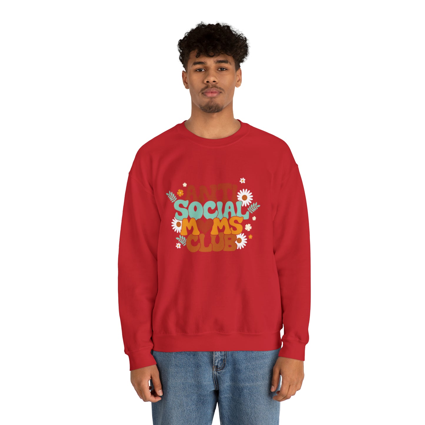 Anti social moms club sweatshirt, Mama Mother Mom sweatshirt, Gift for mom, Christmas gift for her,for him,Birthday gift for her