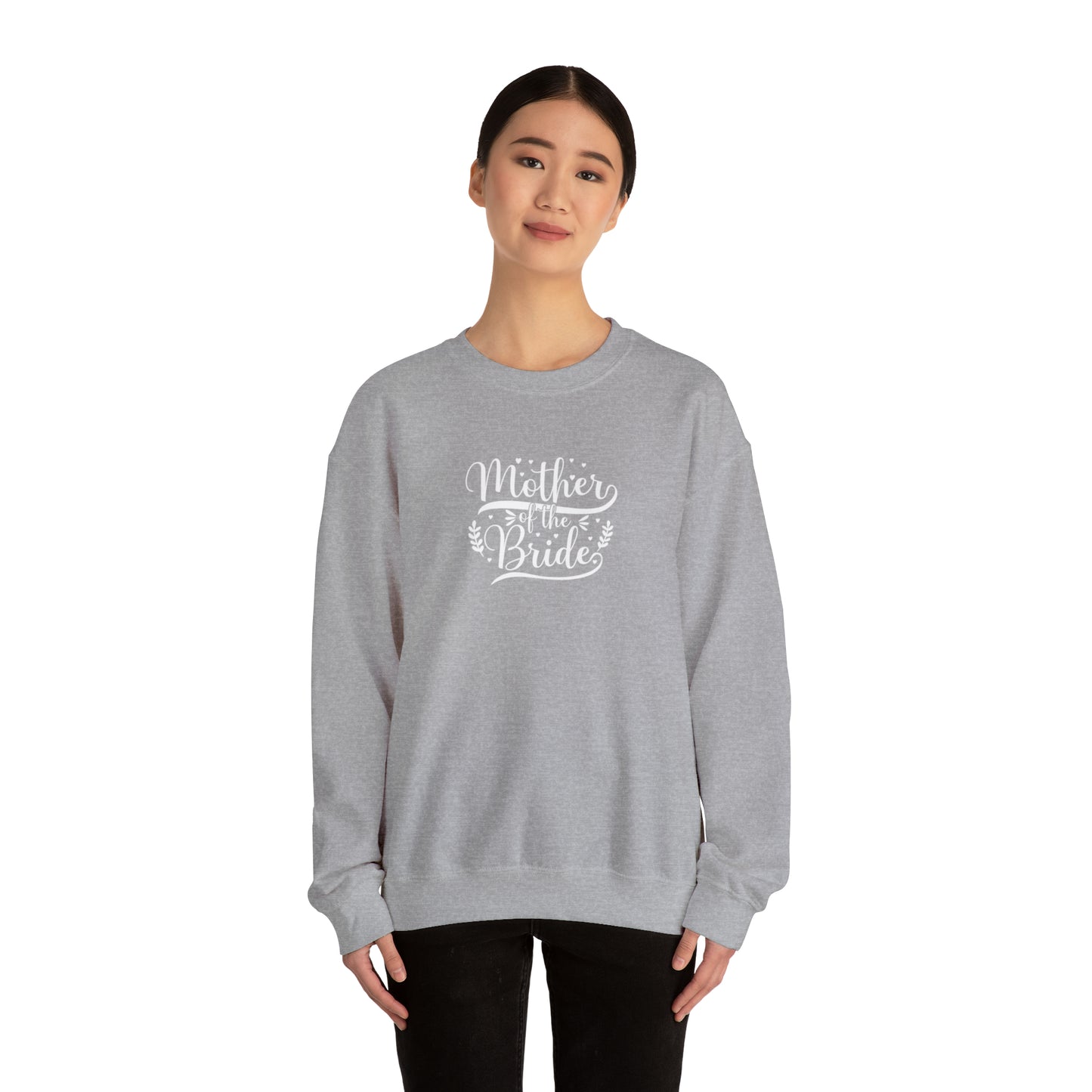 Mother of the bride sweatshirt, Red wedding attire, gift for Mom, bridal party clothes, yoga wear for her, for him, Birthday gift for her