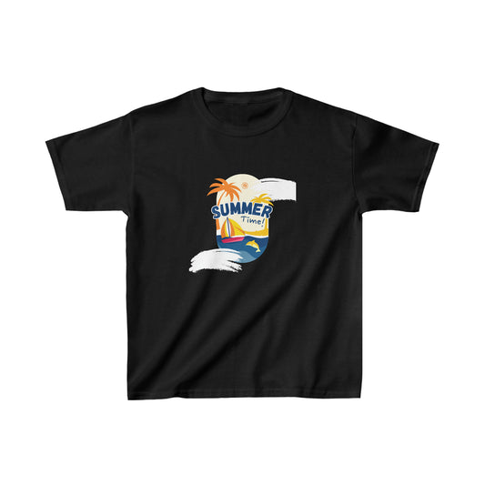 Summer loving shirt kid boat loving party shirt birthday shirt kid wavy birthday party shirt Christmas shirt Rainbow cloud kidshirt birthday