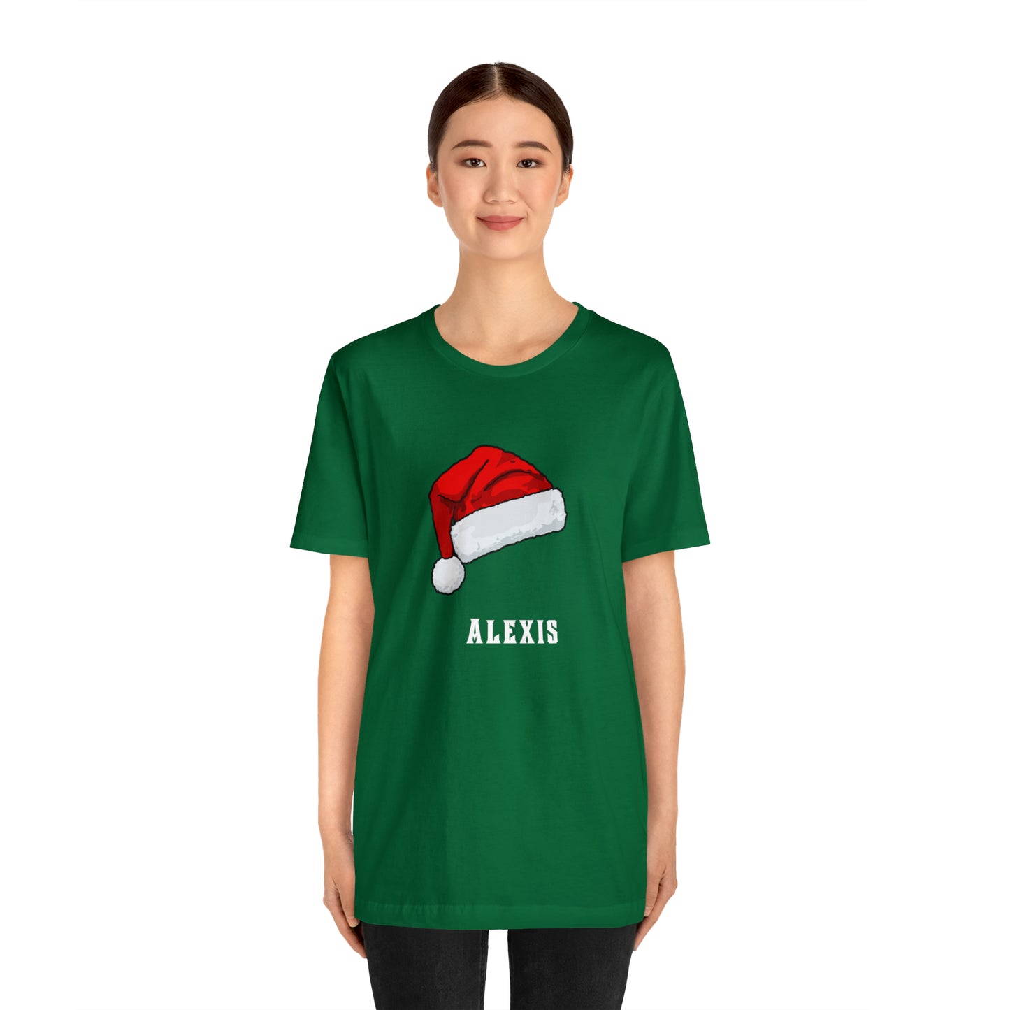 Matching Family Christmas Shirts, Santa claus Hat family tshirts Family Christmas Shirt, Matching Xmas Tees Custom Christmas T shirt photos