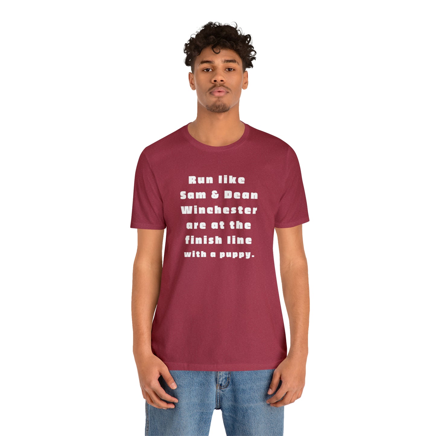 Winchester fans work out shirt Gym top sam and dean Tshirt Gift for her Gift for him Funny gift for her gift for him yoga Women's Tee